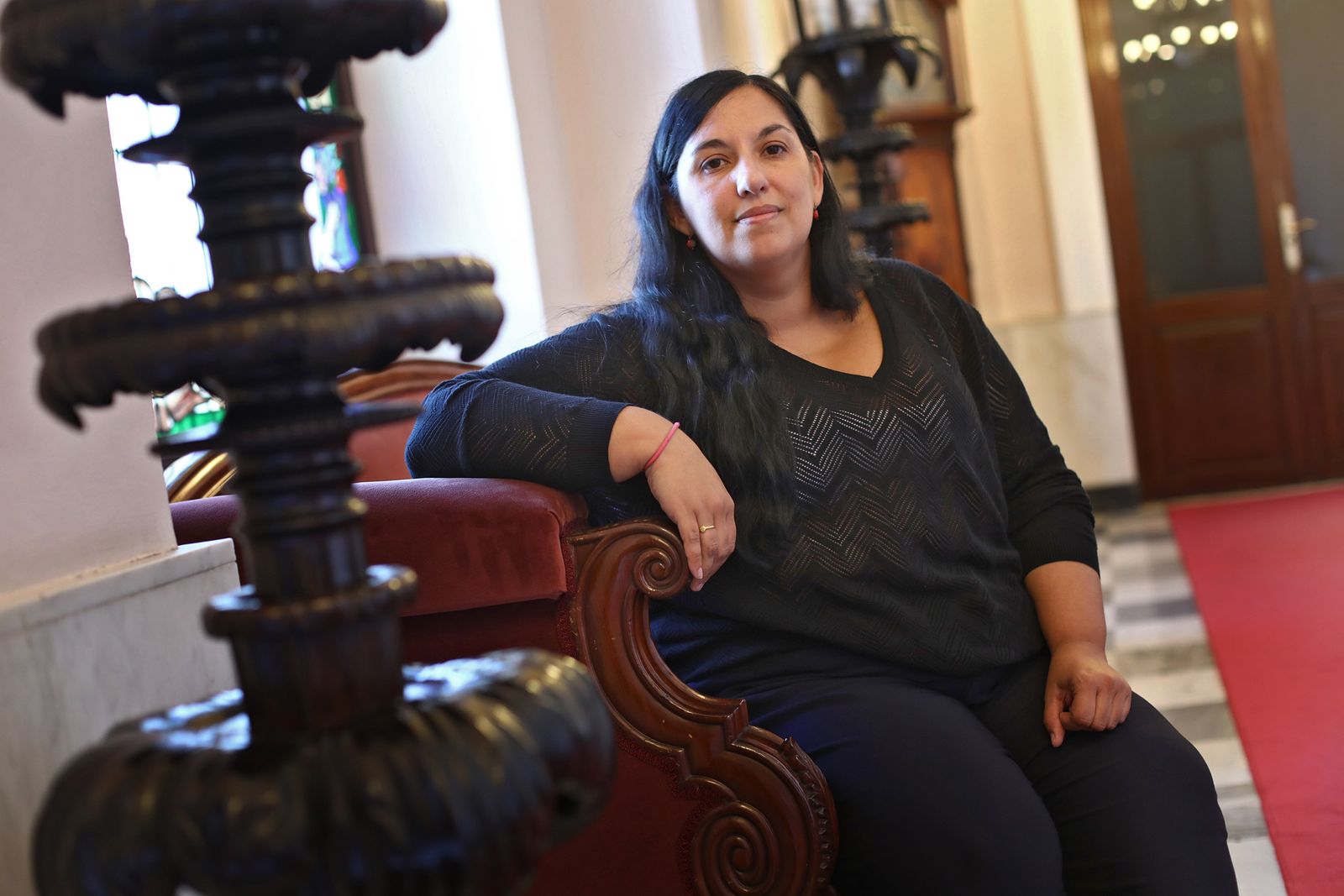 Ana Fernández, el pasado miércoles durante la entrevista con Diario de Cádiz.