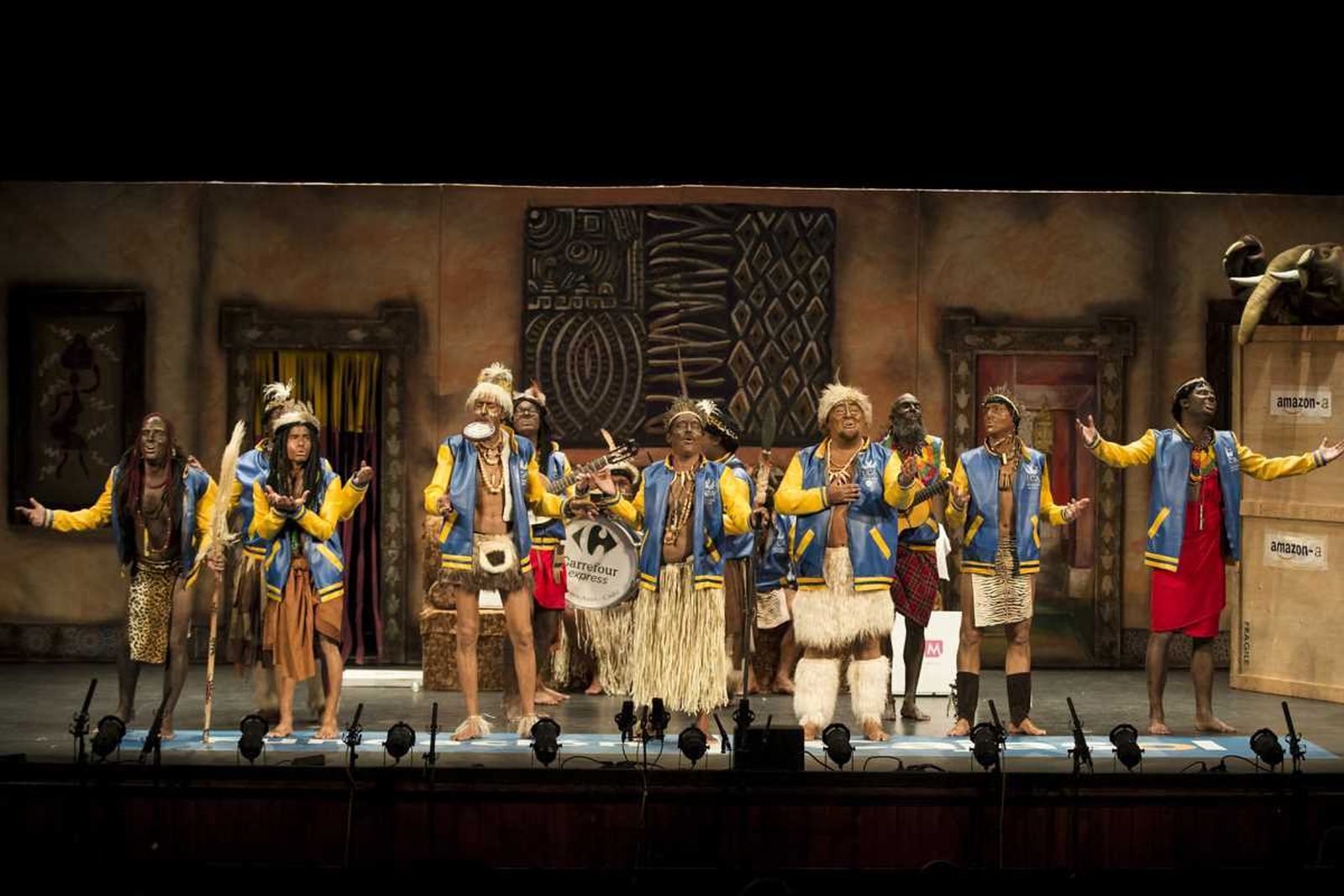 Las imágenes de la primera función de cuartos