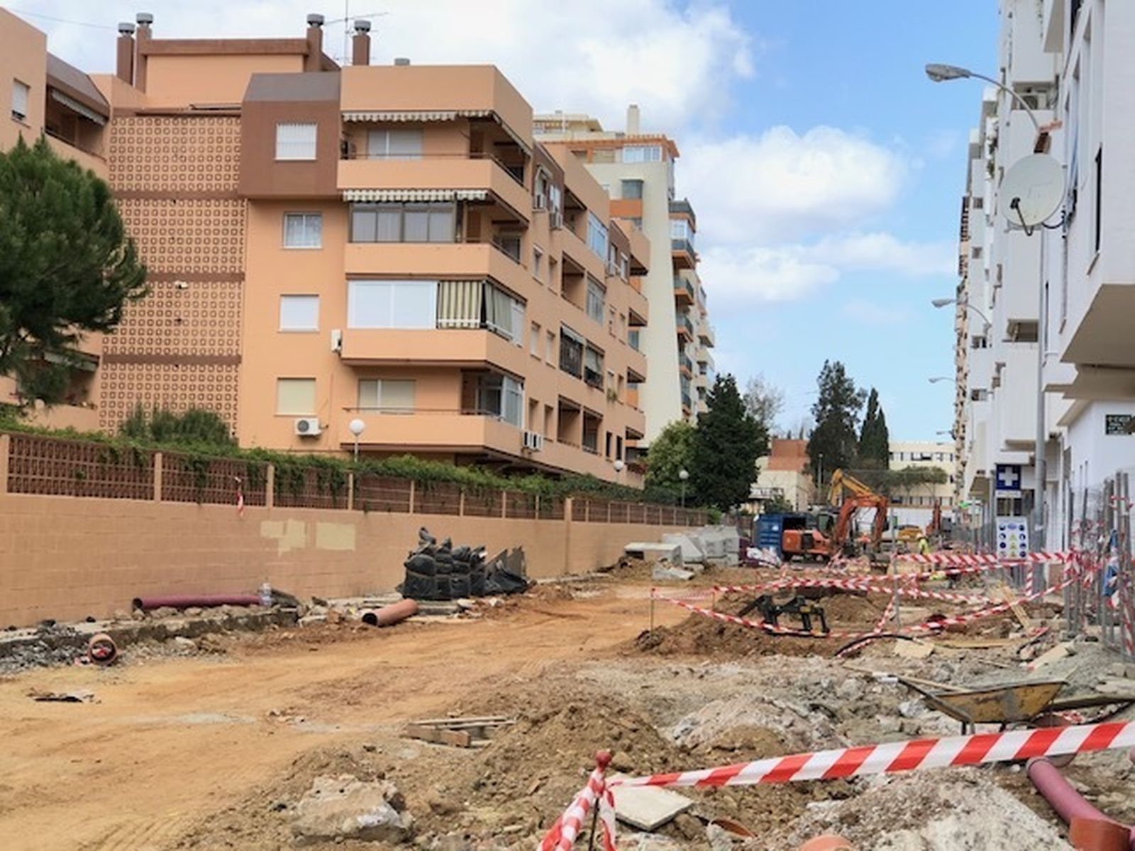 Estado de los trabajos.