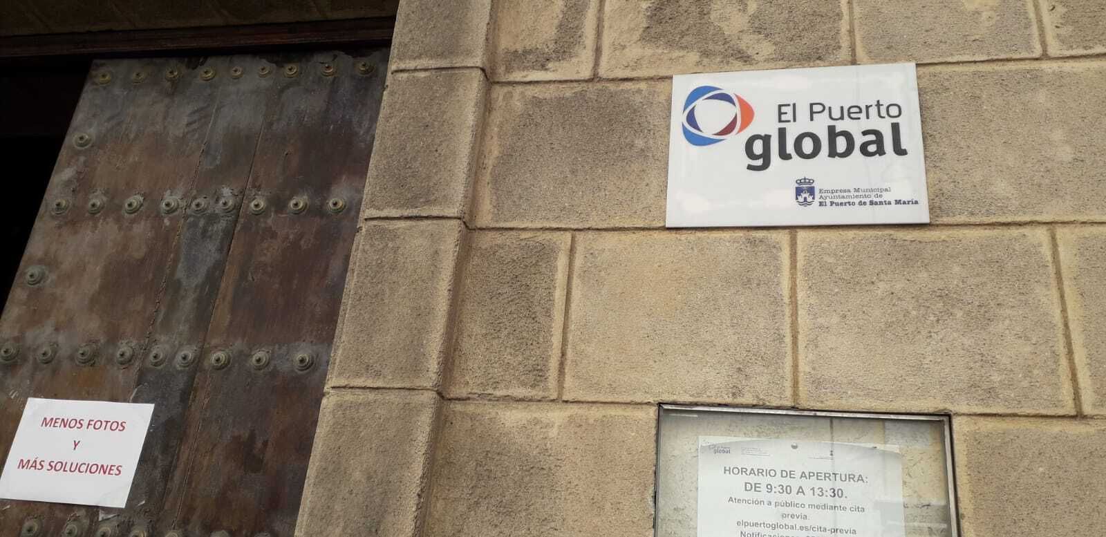 Una imagen de la sede de la empresa municipal El Puerto Global.