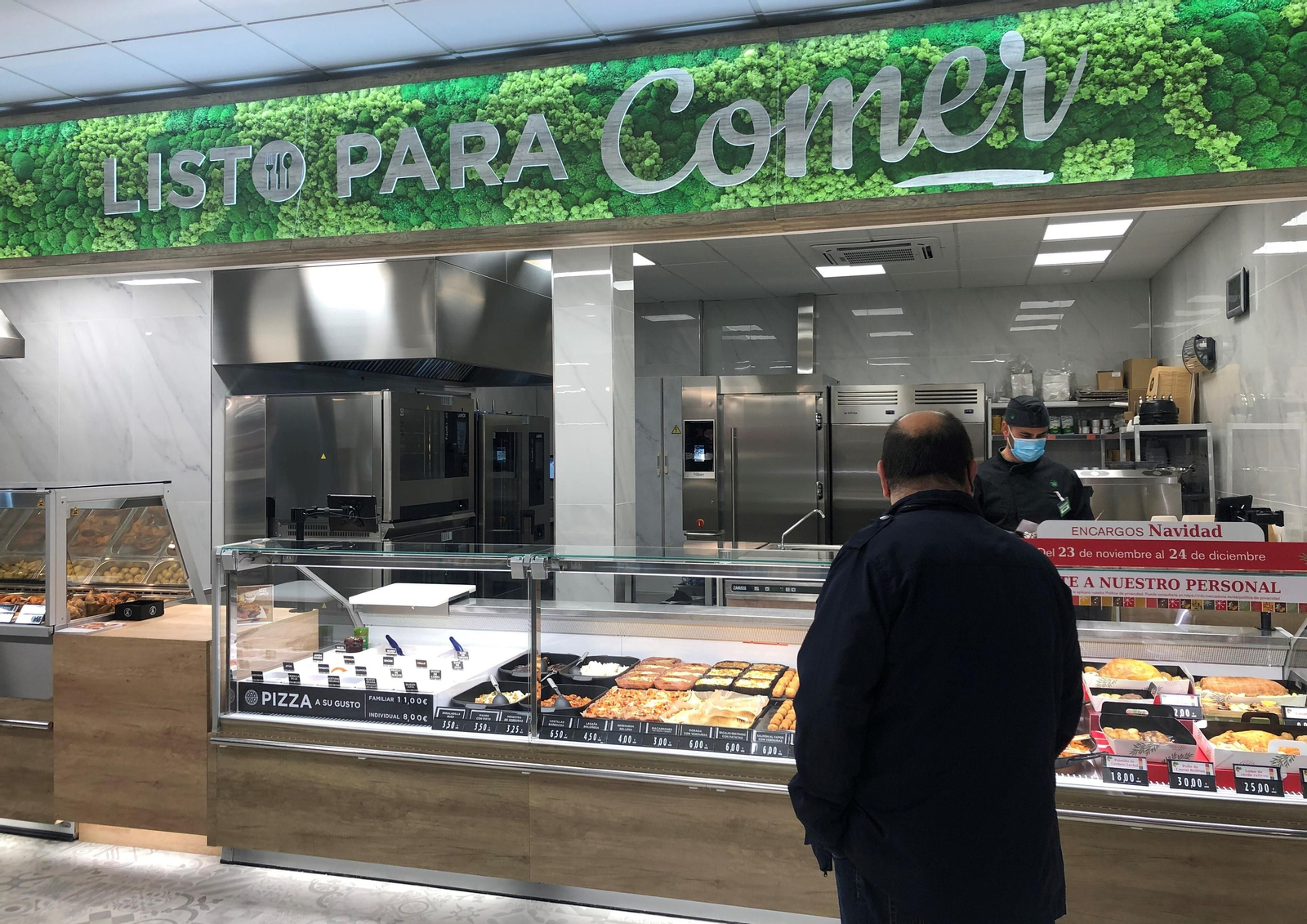 Servicio de Listo para comer del Mercadona de Medina Sidonia.