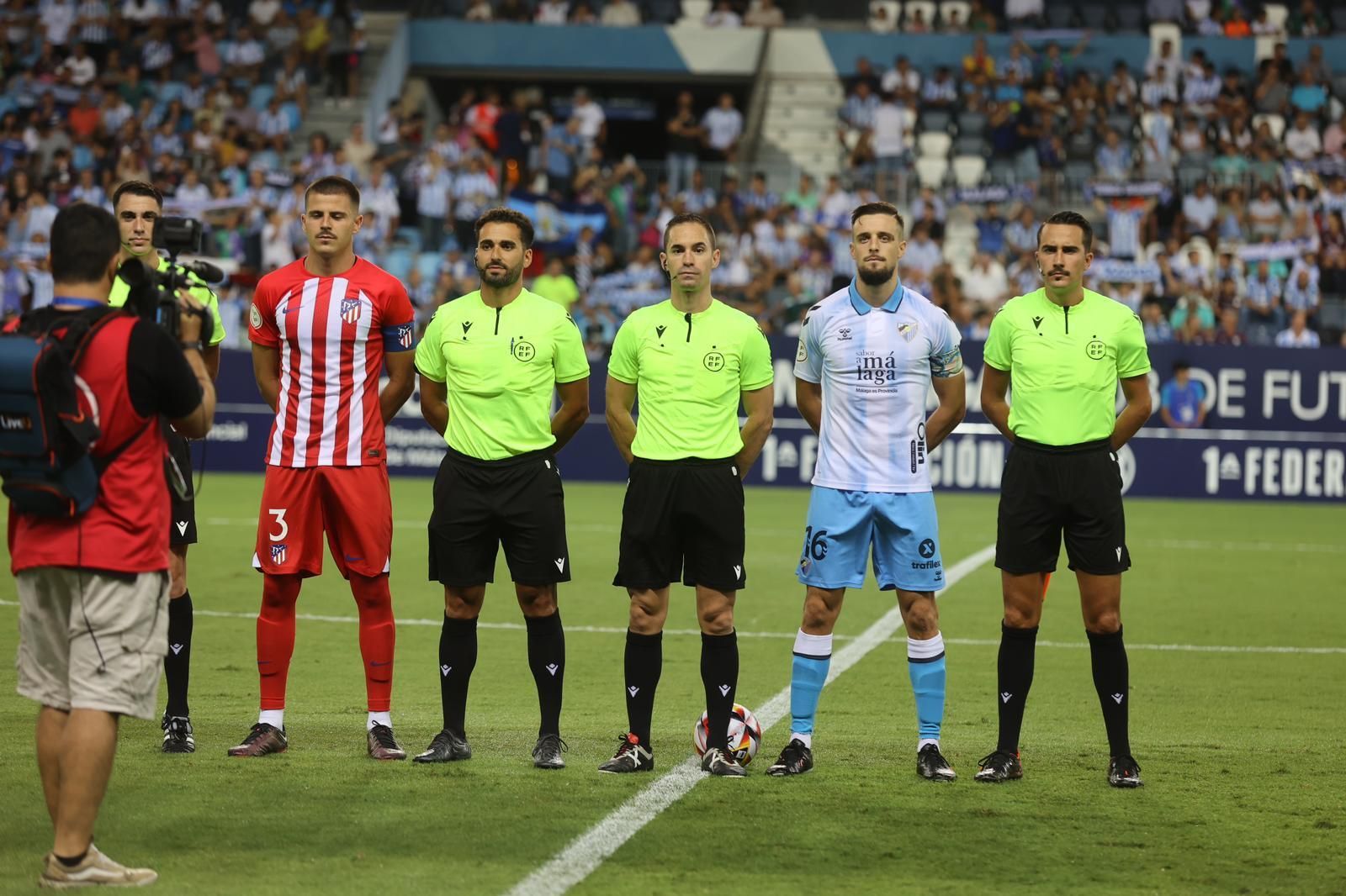 El Málaga CF-Atlético de Madrid B, en fotos