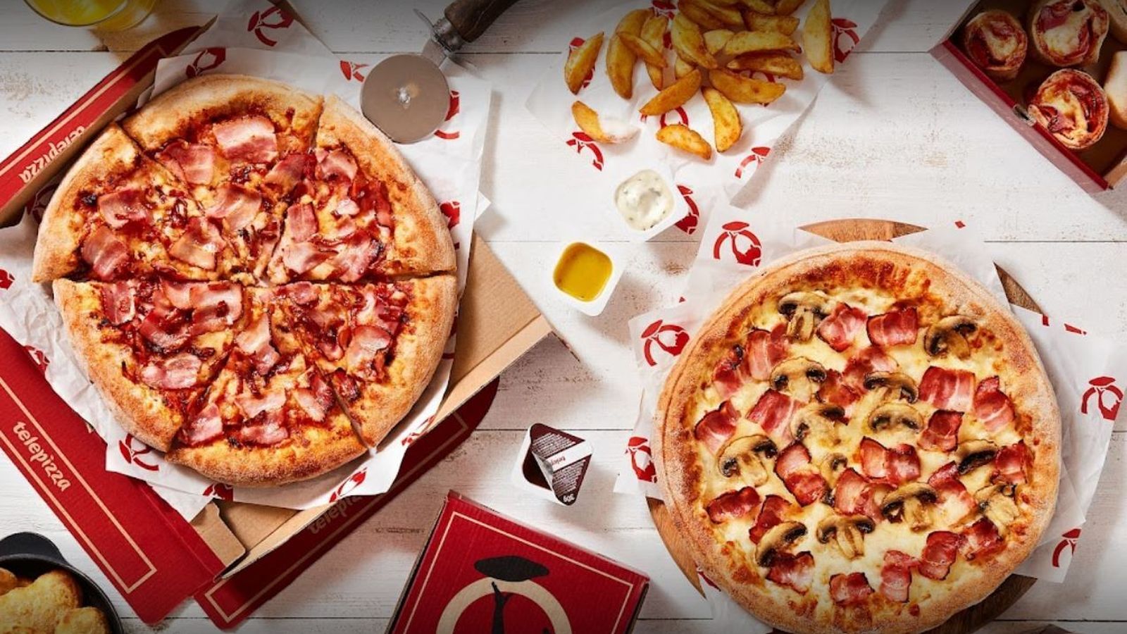Productos de Telepizza.