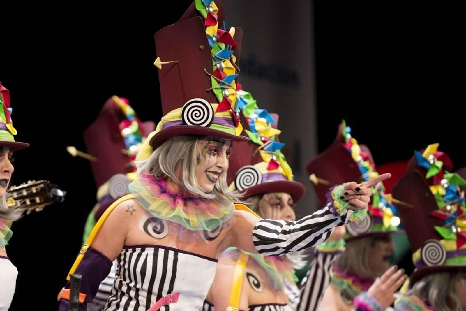 Las imágenes de la octava función clasificatoria