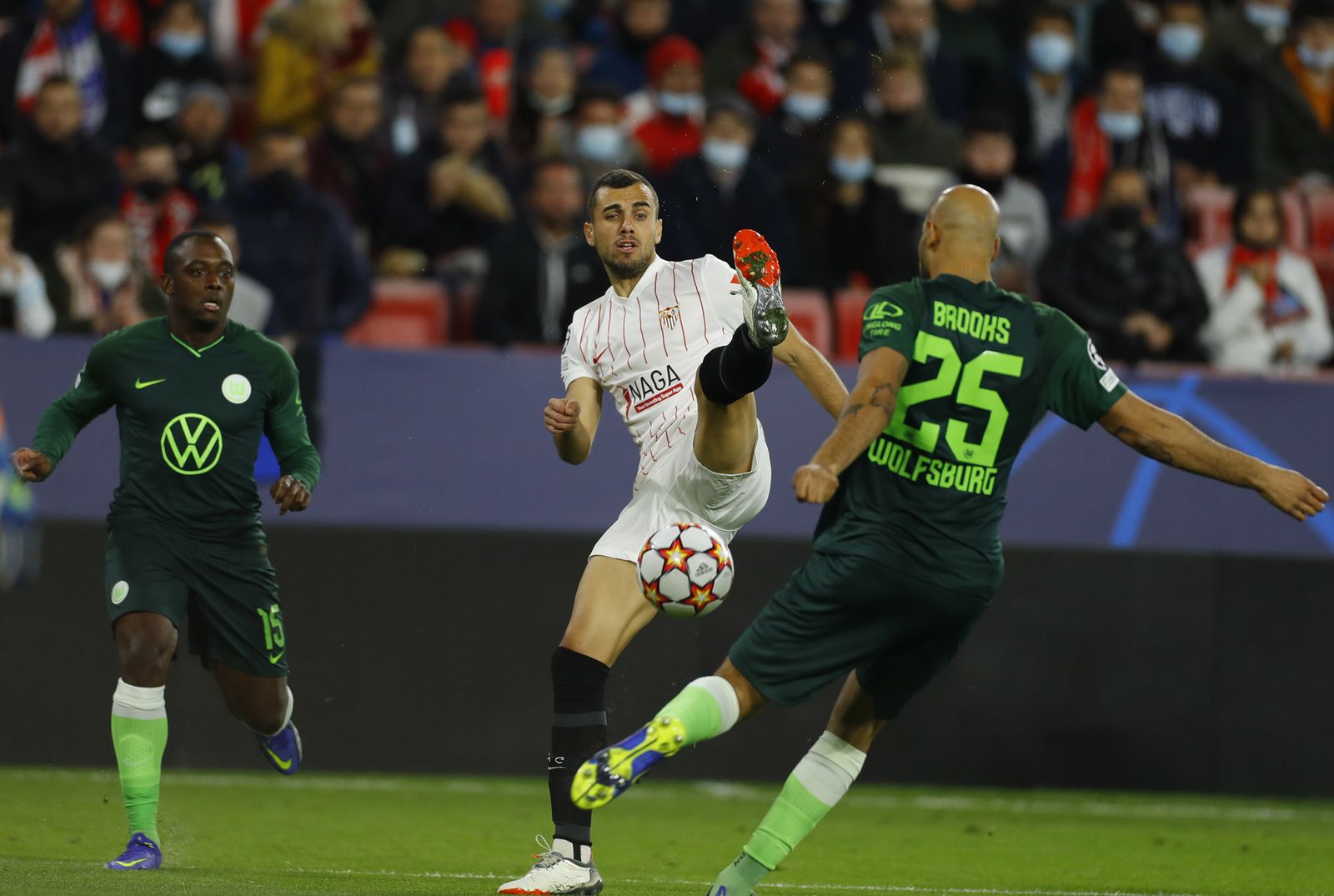 Las imágenes del Sevilla-Wolfsburgo