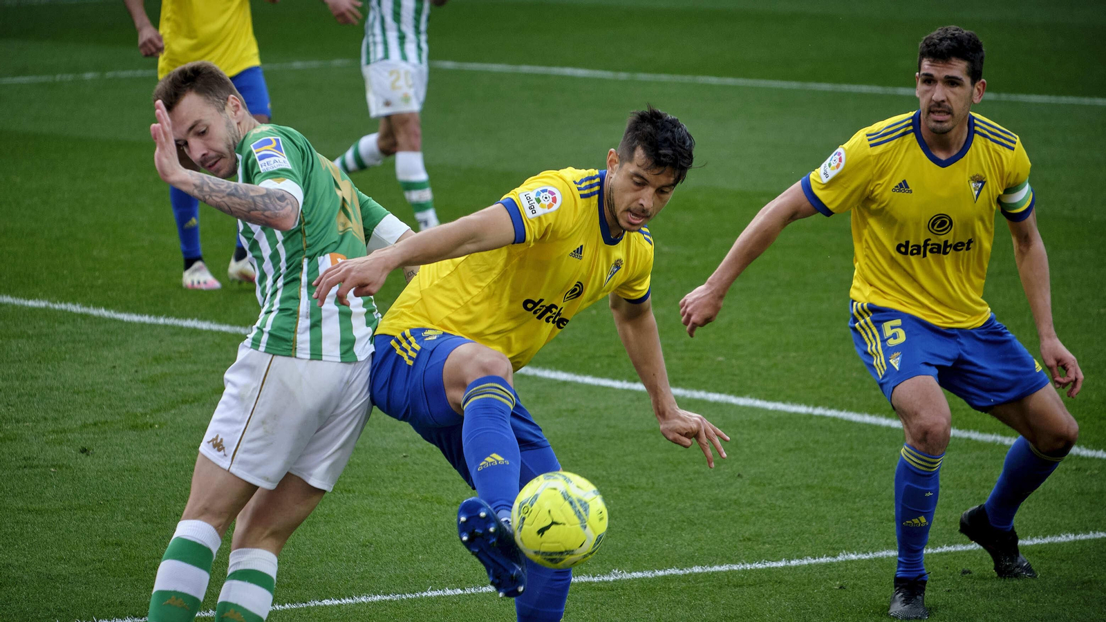 Partido Cádiz CF - Real Betis. Partido Cádiz CF - Real Betis.