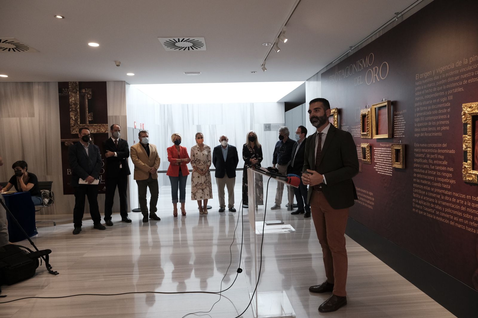 Fotogalería inauguración exposición El Marco Barroco Español. Museo de Almería.