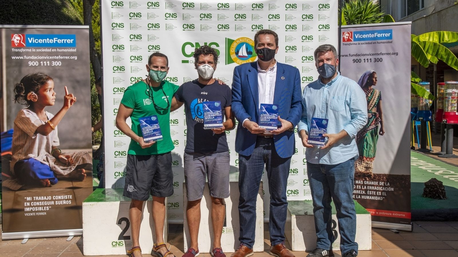 Imagen del podio en categoría masculina.