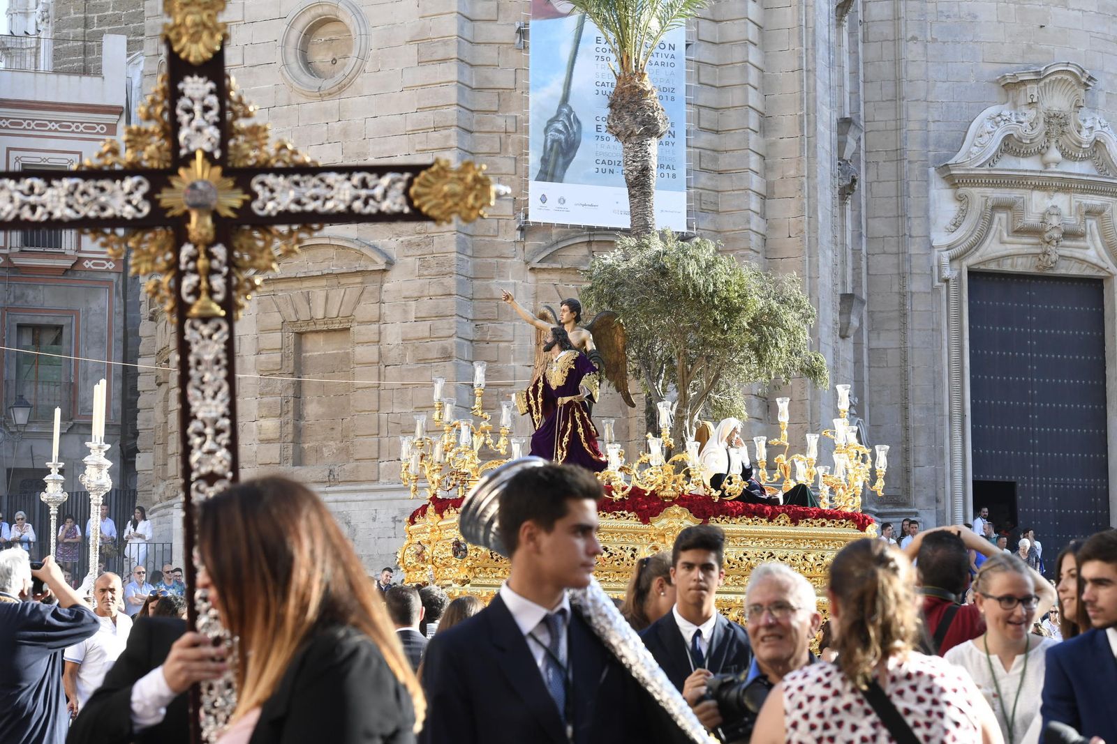 El misterio del Huerto, en el vía crucis diocesano de julio.