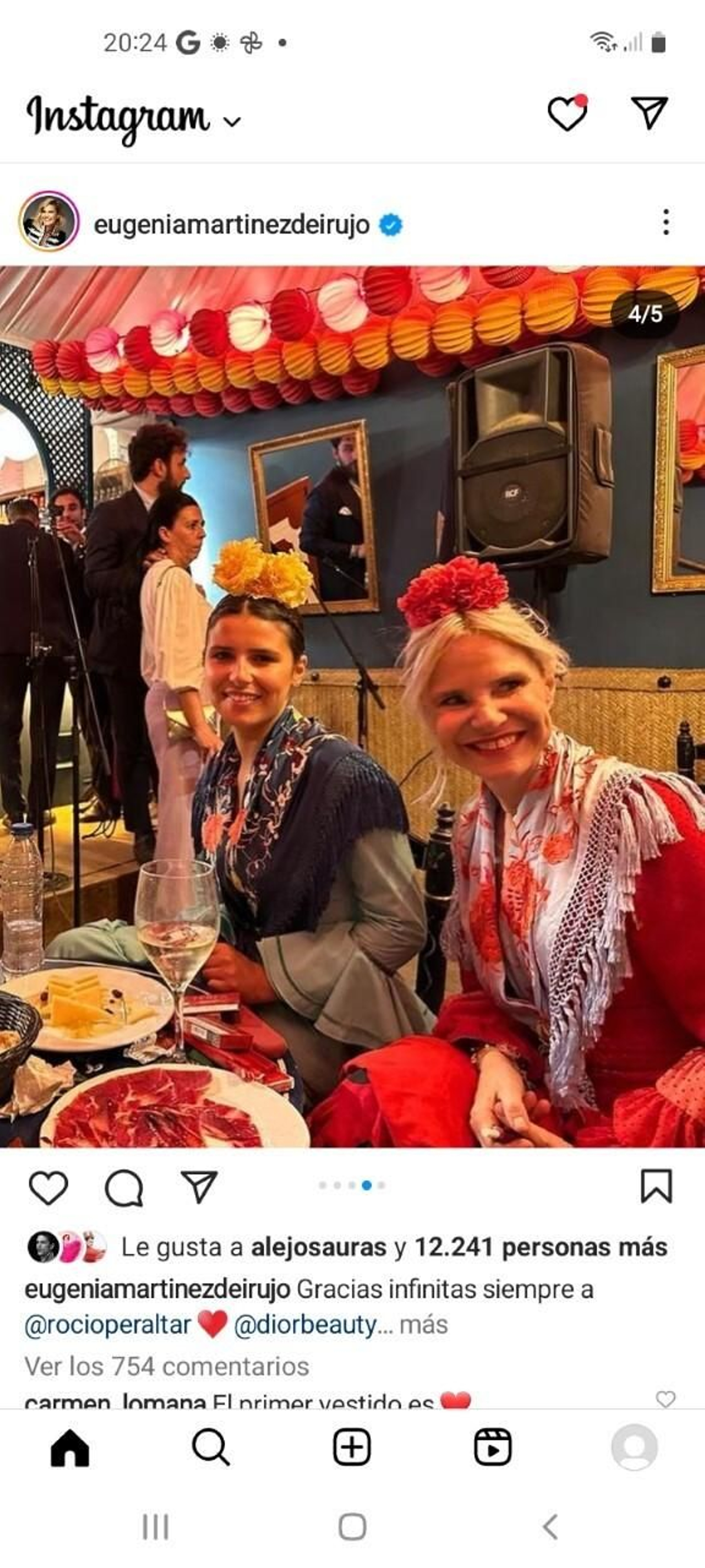 Eugenia Martínez de Irujo y su hija, Cayetana Rivera