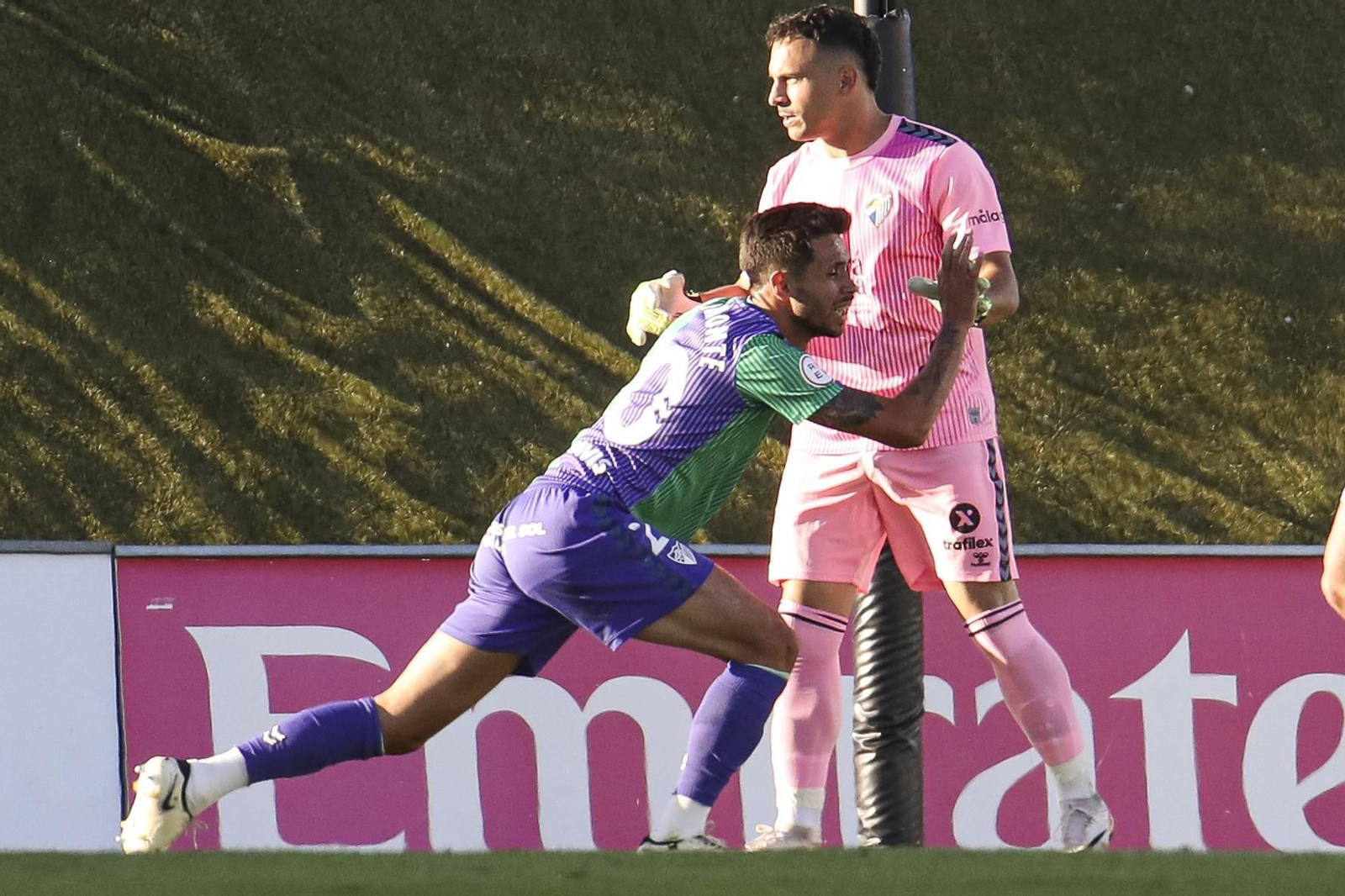 El Málaga CF-Real Madrid Castilla, en fotos