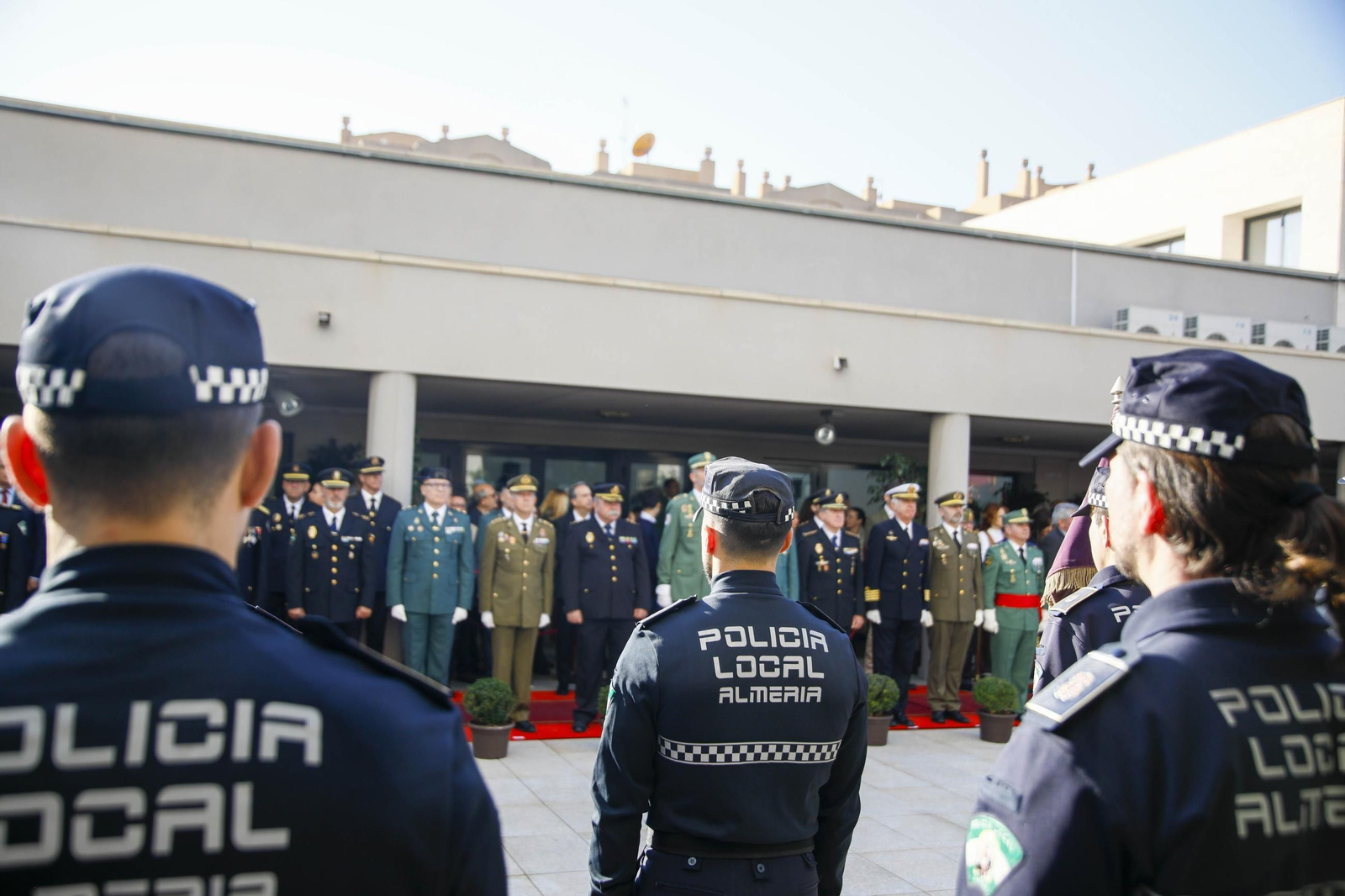 Las imágenes del acto institucional de la Policía Local de Almería con motivo de la festividad de su patrón, San Esteban