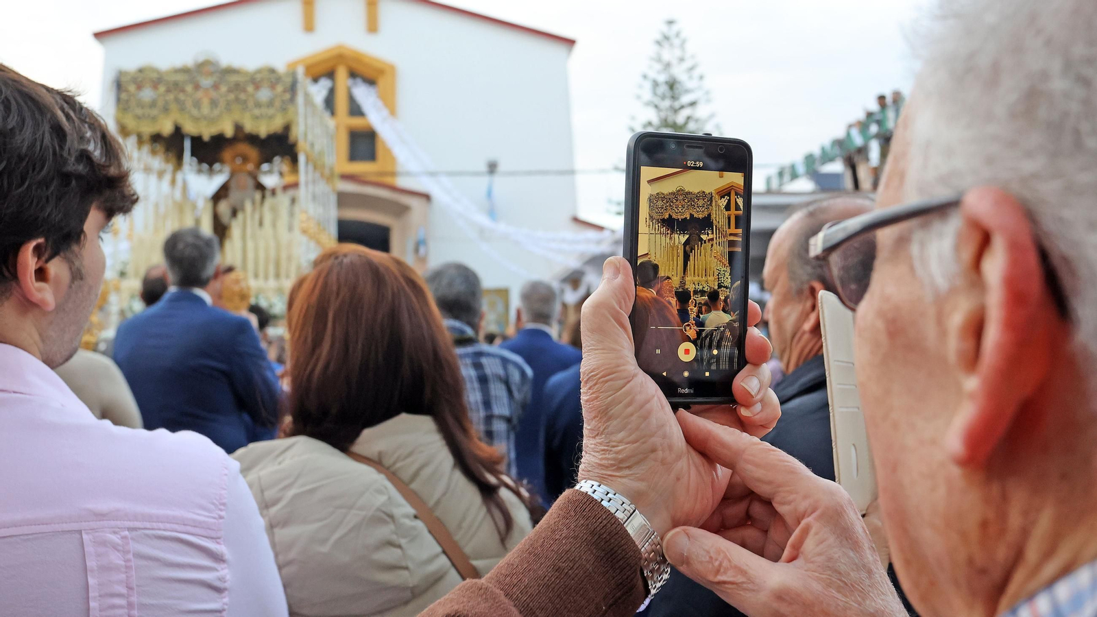 Traslado de las Virgenes de la Concepción y del Silencio por la Magna Mariana de Jerez