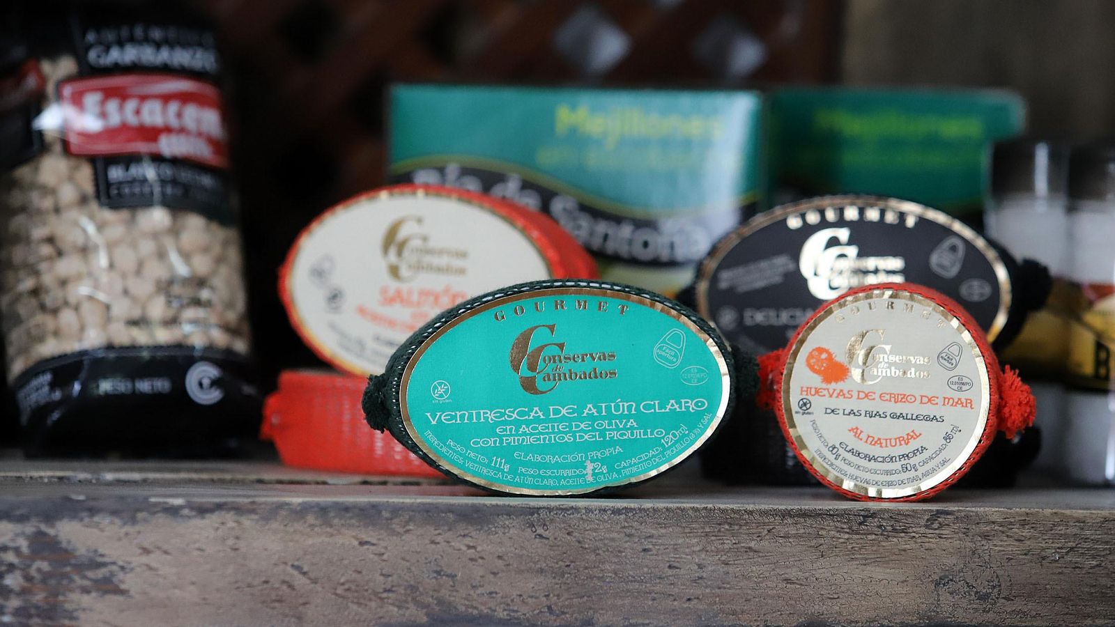 Conservas y garbanzo de Escacena