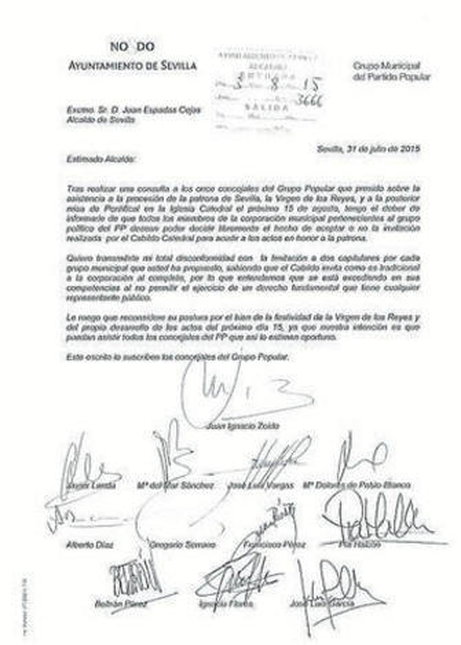 Zoido y el derecho a decidir