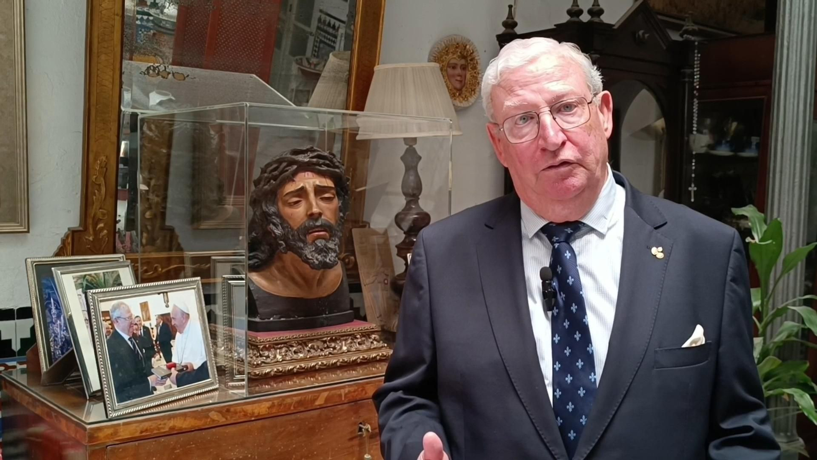Francisco Vélez: "Mostramos nuestro más sentido pesar por la muerte del papa Francisco"