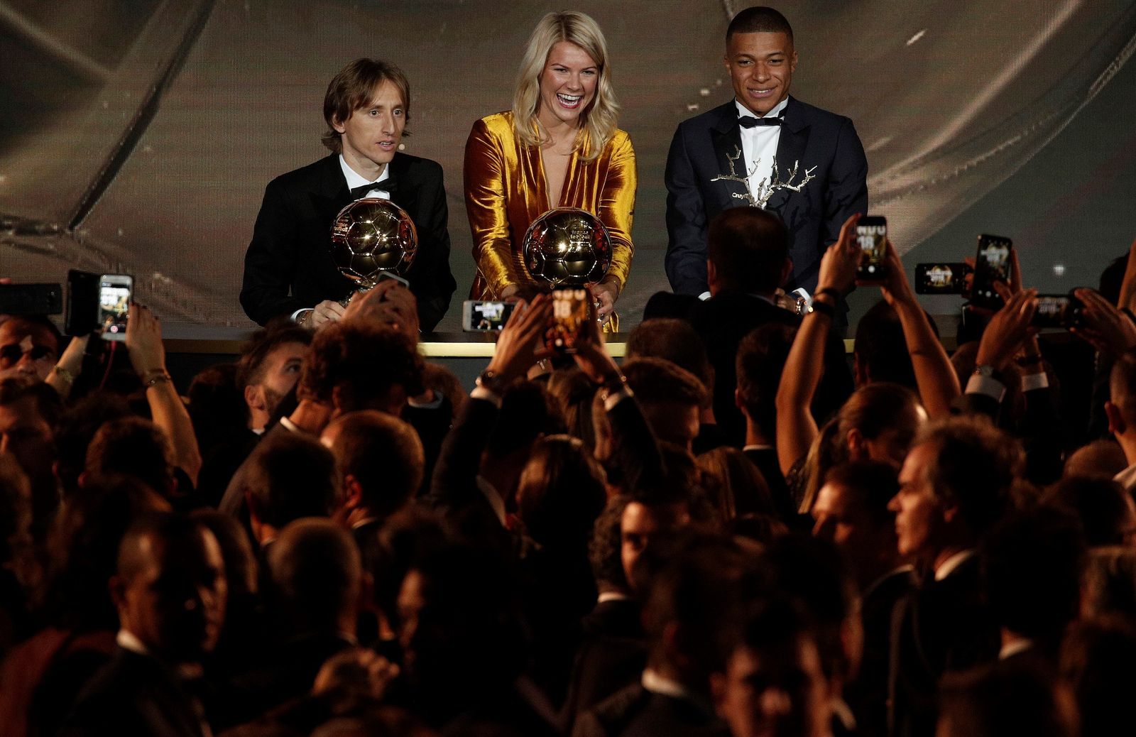 Las imágenes de la gala del Balón de Oro 2018