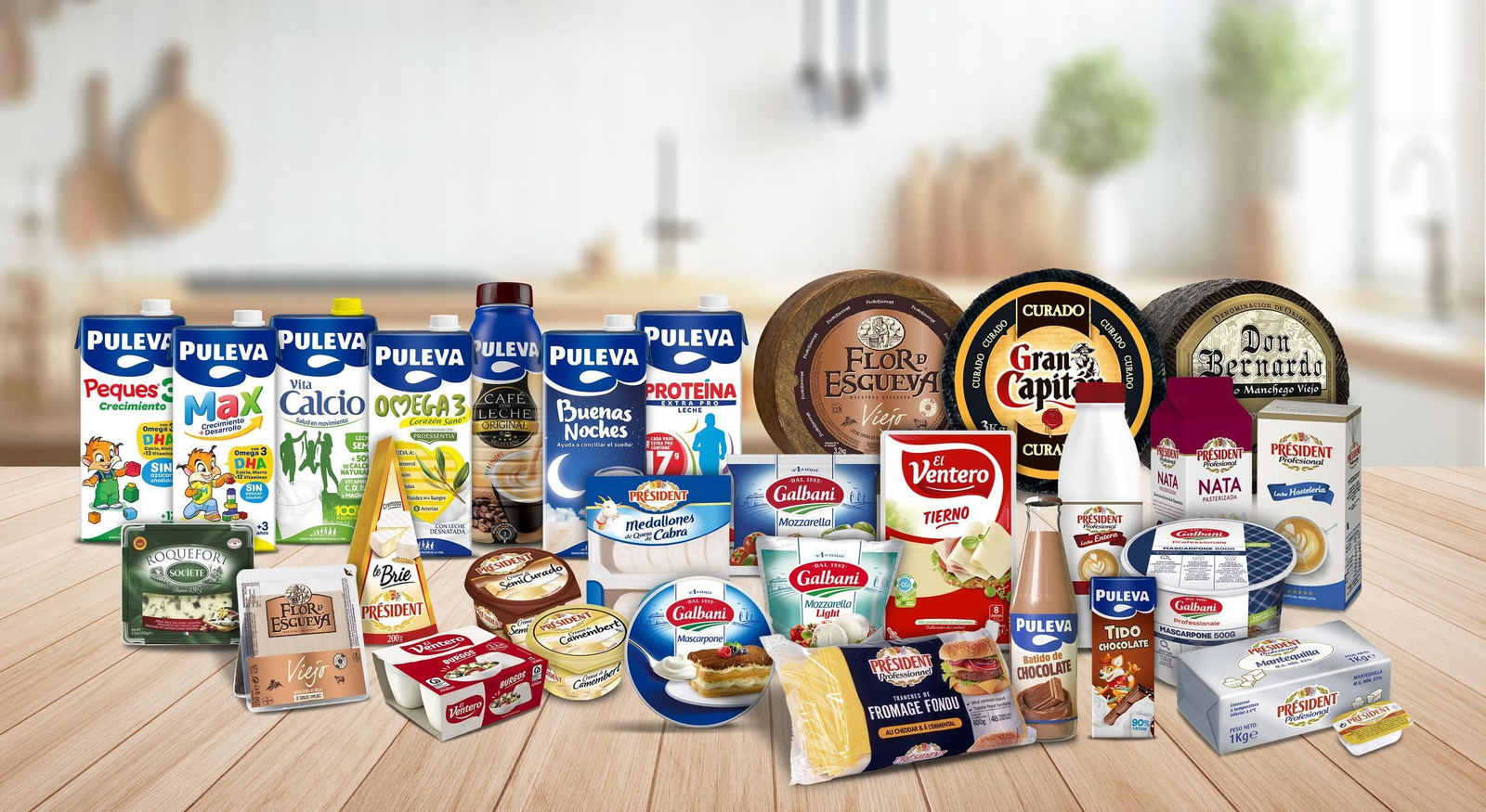 Productos de Lactalis.