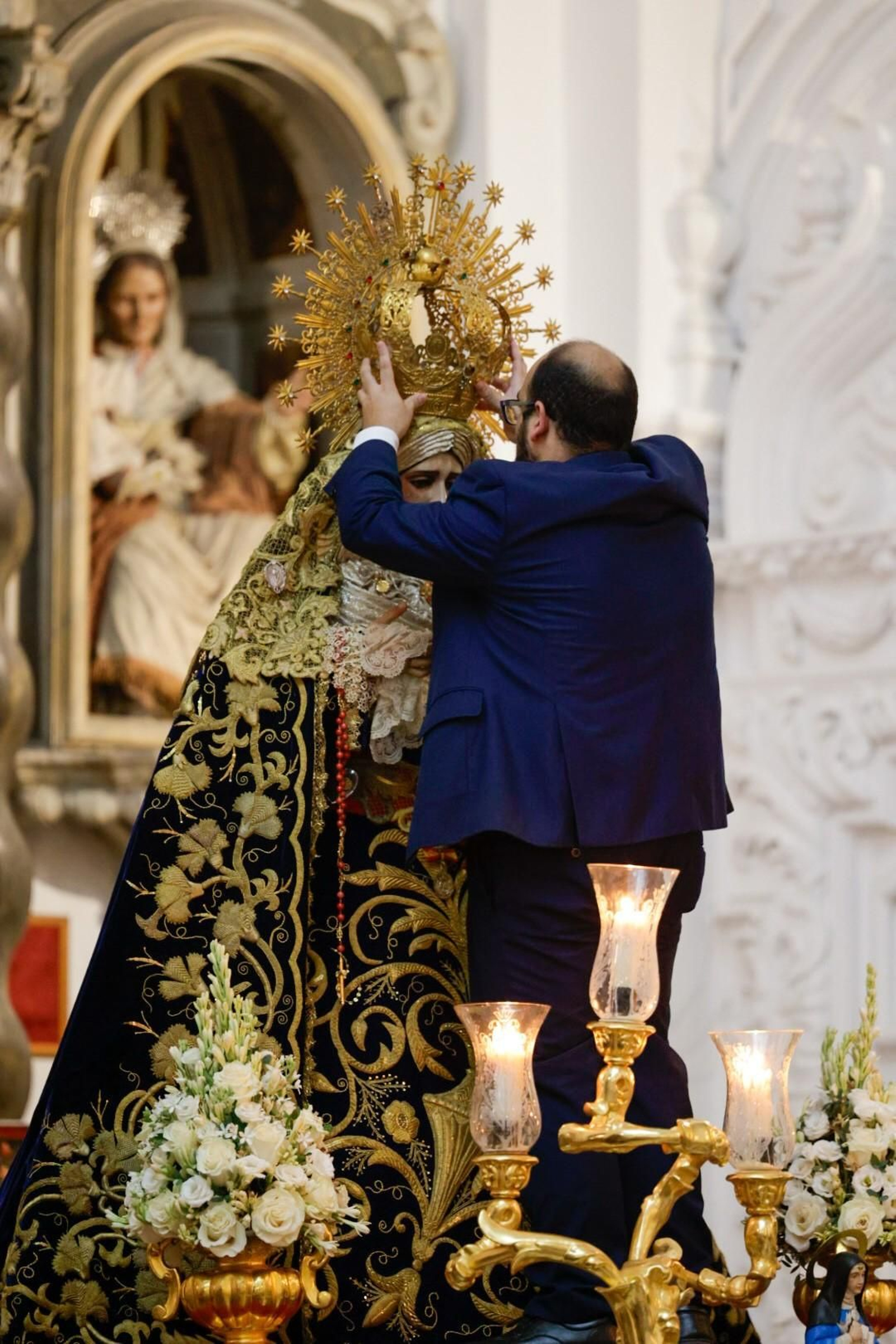 Así llegaba este 11 de agosto a Santo Domingo la Virgen de la Victoria de Expiración
