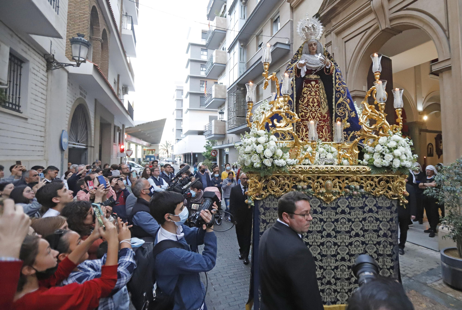 Imágenes del traslado de María Santísima de la Concepción a la Iglesia Conventual de Santa María de Gracia