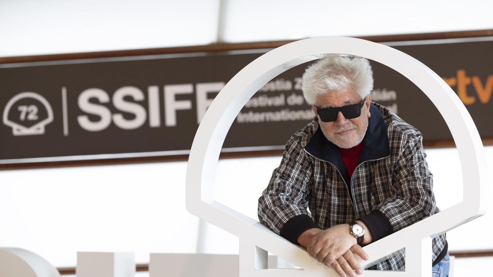 El director Pedro Almodóvar, en la 72 edición del Festival Internacional de Cine de San Sebastián.