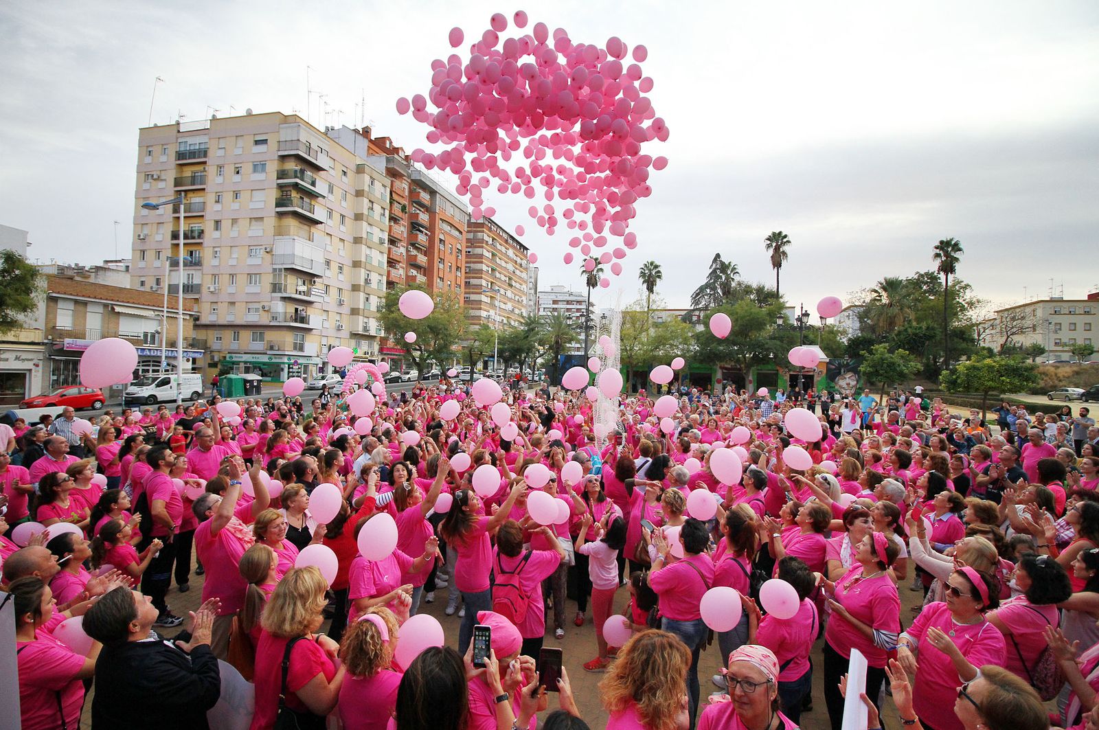 Celebración del Día Mundial contra el Cáncer de Mama.