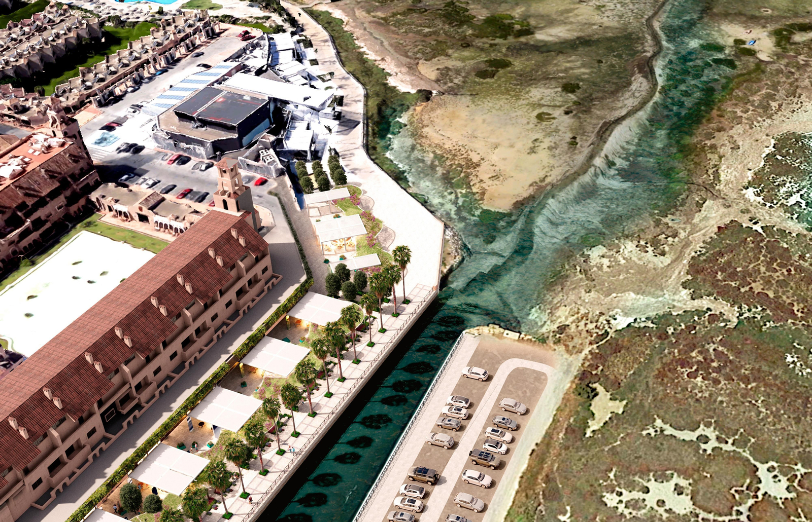 Así será el nuevo bulevar gastronómico de Bahía Sur