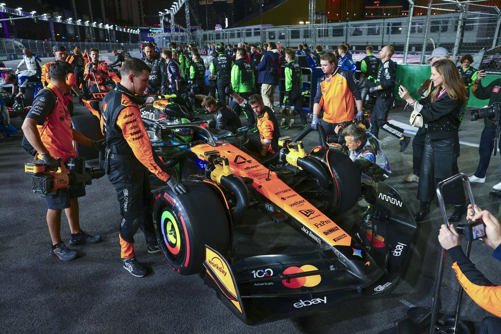 Las imágenes del Gran Premio de Las Vegas de Fórmula 1