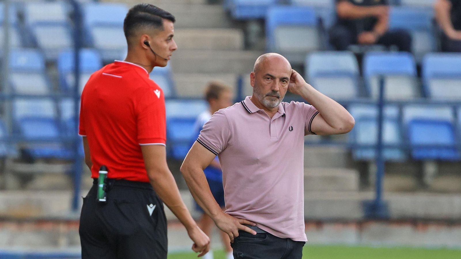 Juan Sabas, el pasado domingo en el Trofeo Colombino.