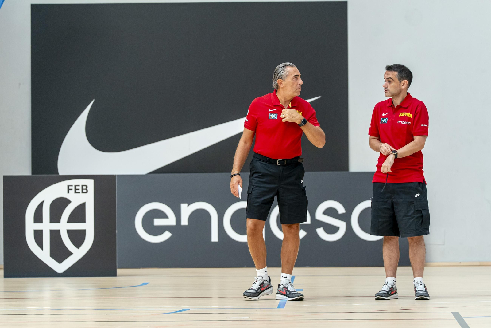 España acaba su trabajo en Madrid antes de venir a Málaga