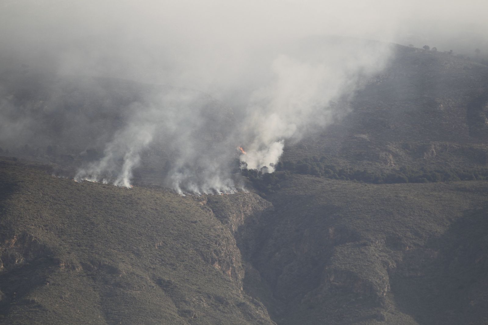 Fotogalería incendio forestal de Castala, Berja y Dalías.