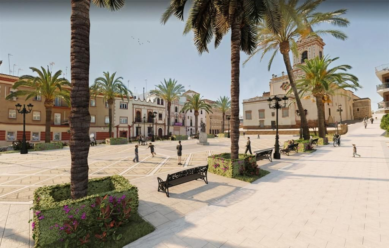 Las imágenes de cómo será la futura plaza de San Pedro de Huelva