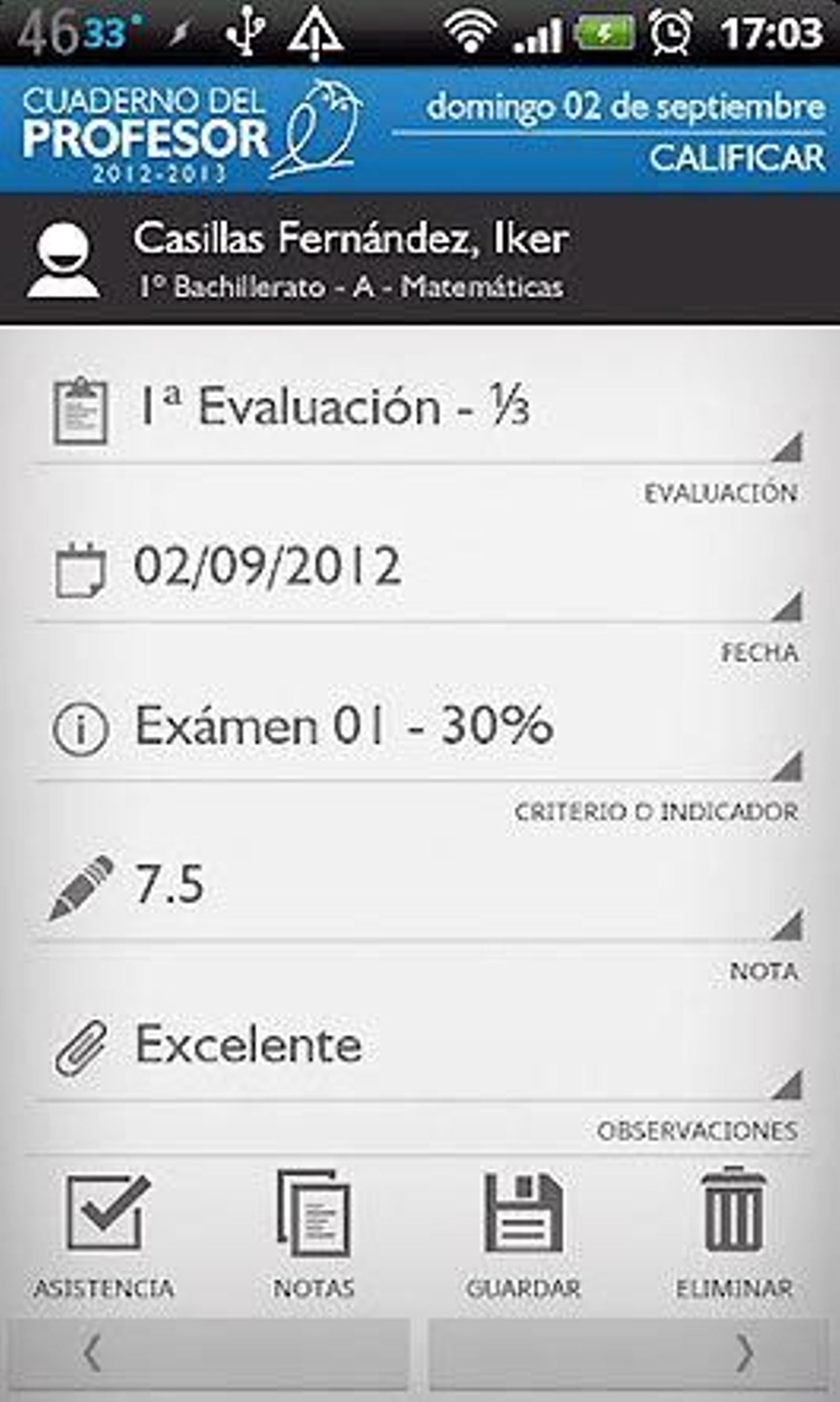 Una aplicación para agilizar tareas cotidianas de los profesores