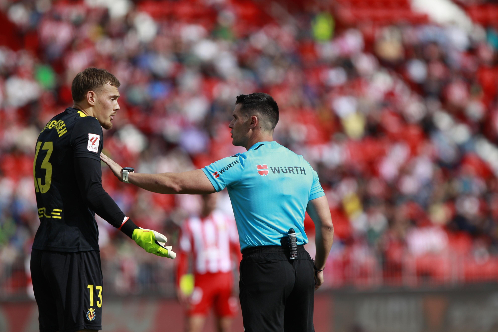 Las mejores imágenes del partido de fútbol U.D. Almería-Villarreal C.F.