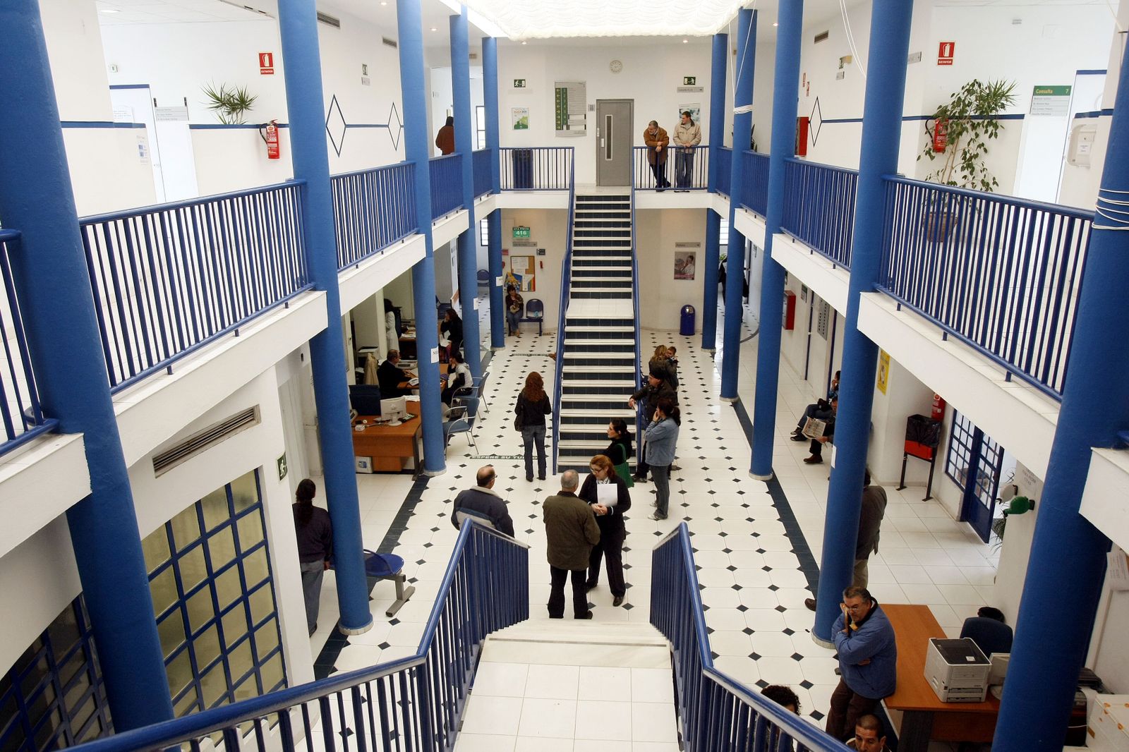 Una imagen del interior del centro de salud Pinillo Chico.