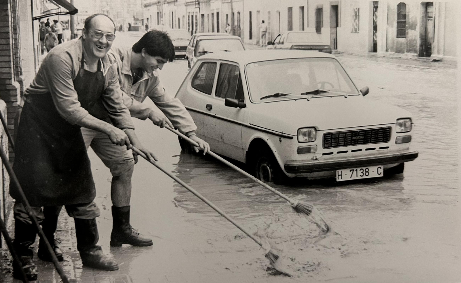 Efectos del temporal e inundaciones de enero de 1996 en Huelva.