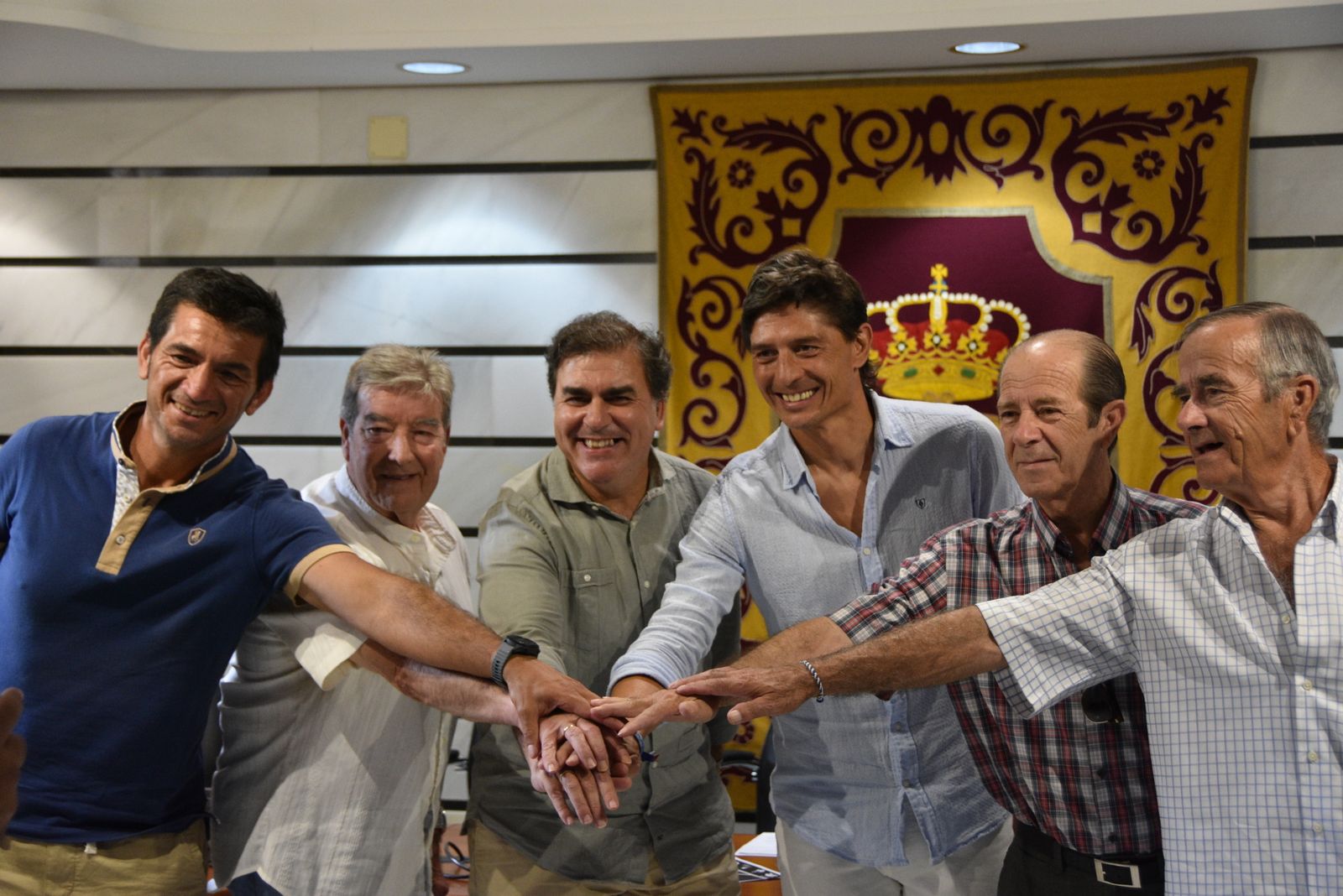 Presentación del amistoso entre el Recreativo y el Sevilla Atlético en Punta Umbría