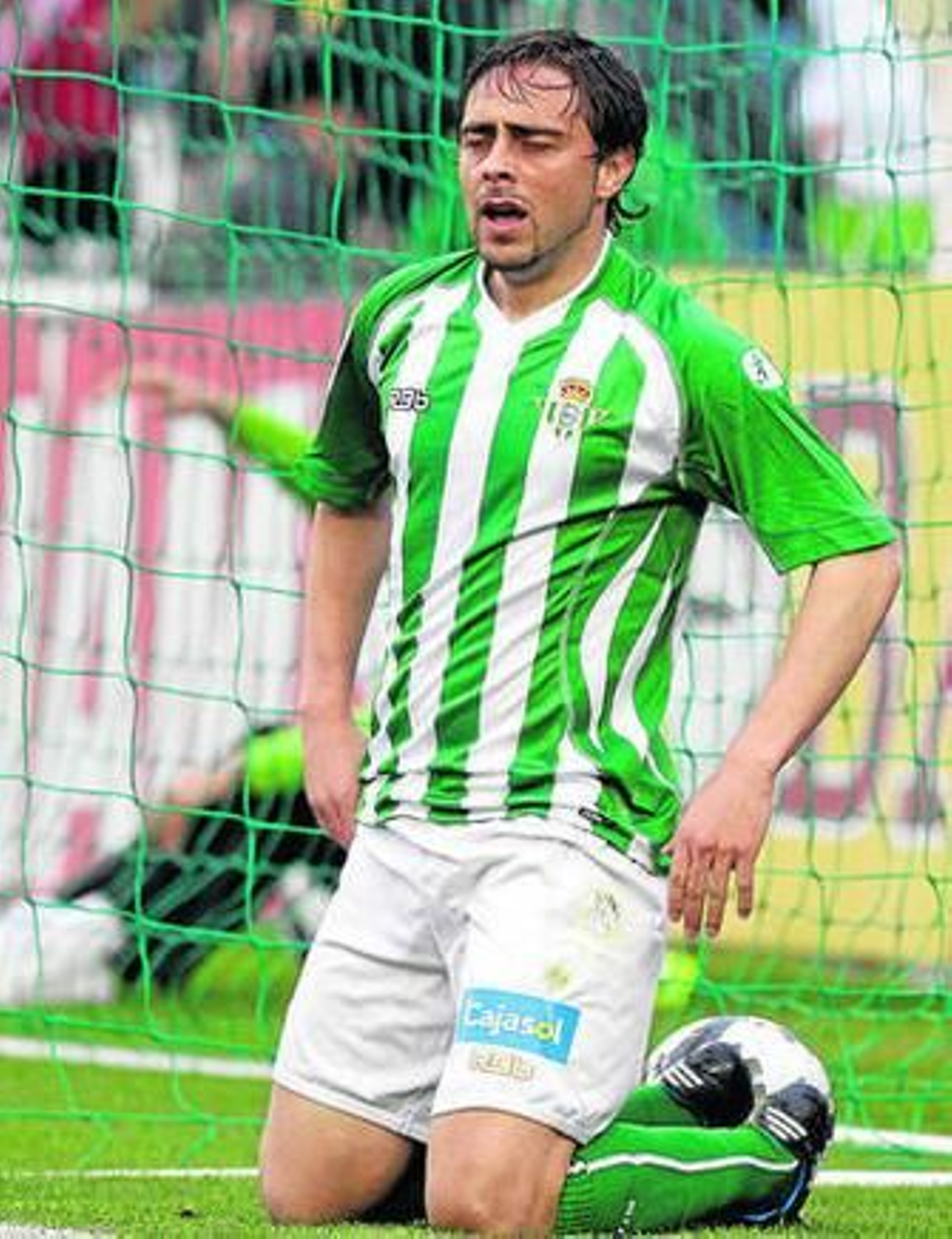 Sergio García se lamenta tras una ocasión fallada.