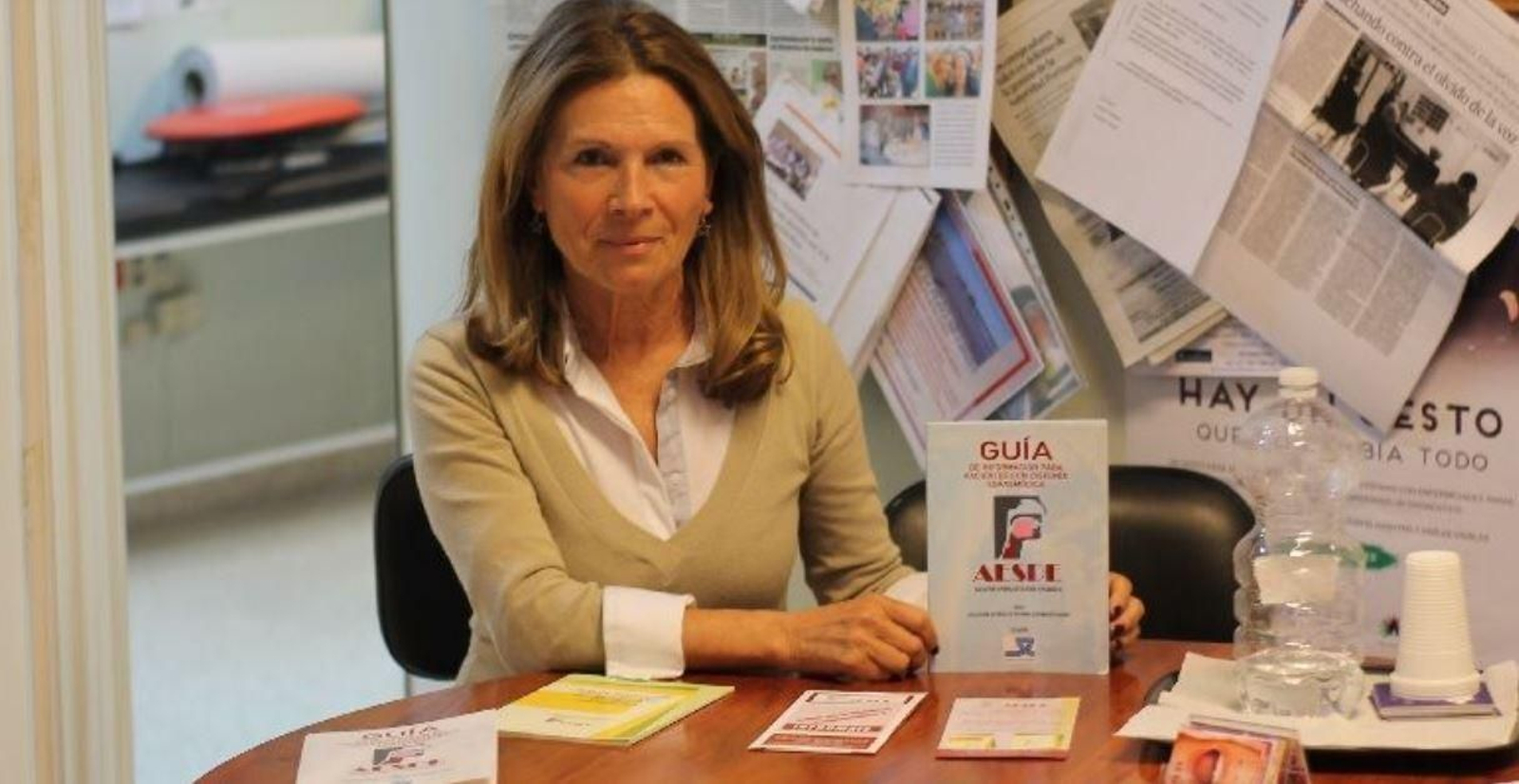 La presidenta de Aesde, Encarnación Caballero.