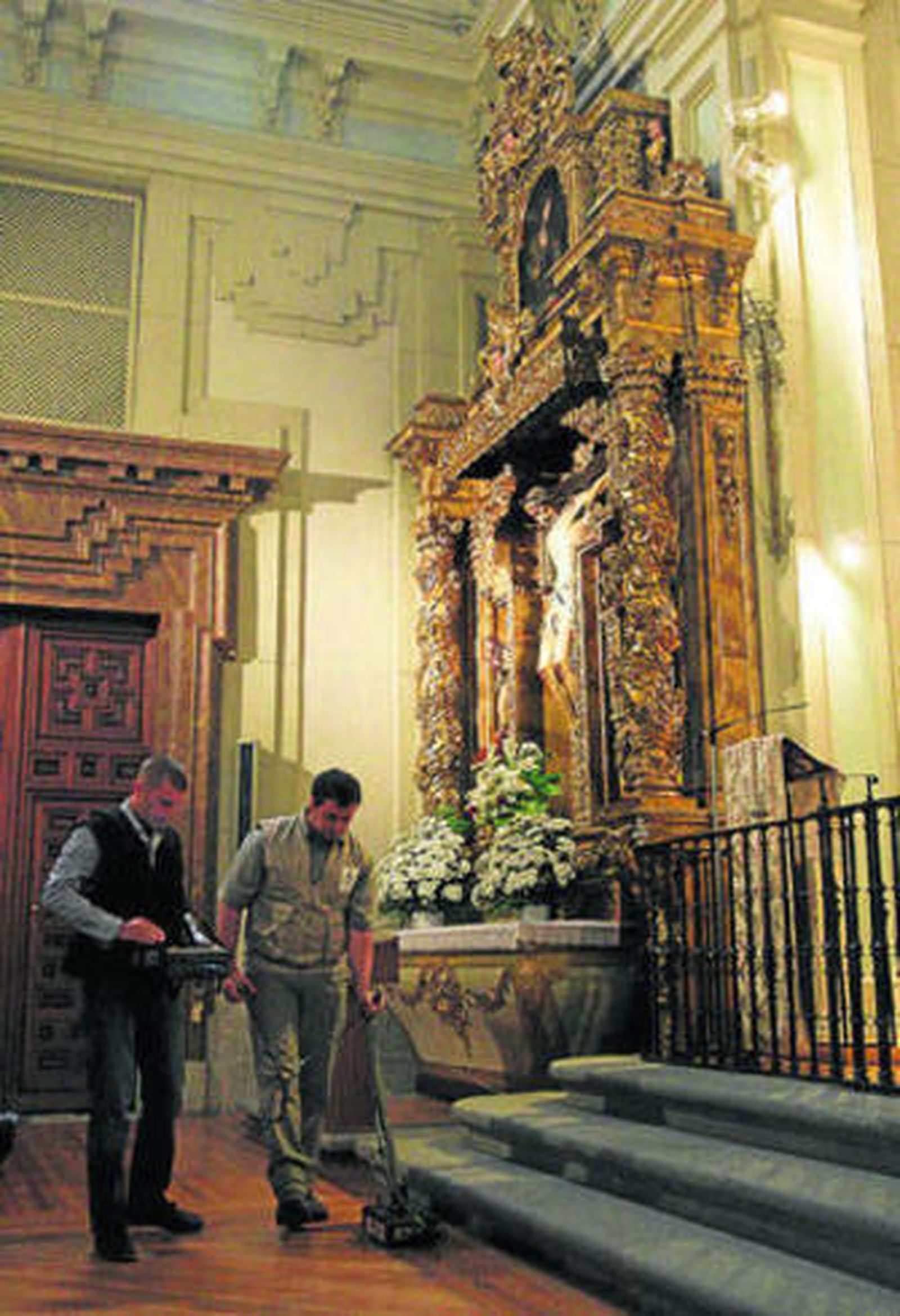 Búsqueda de los restos de Cervantes en el convento de las Trinitarias.