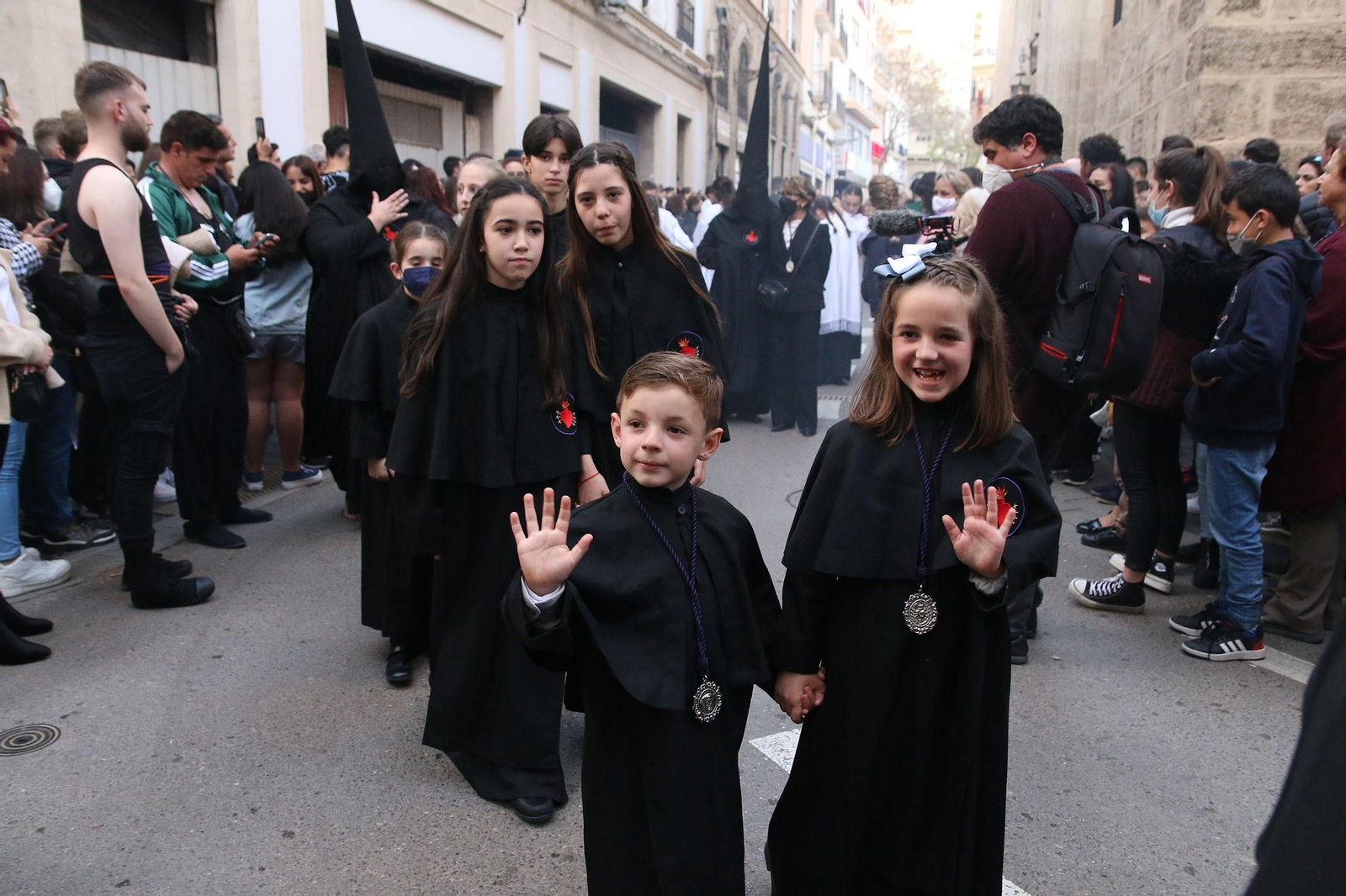 La procesión de Soledad de Almería, en imágenes