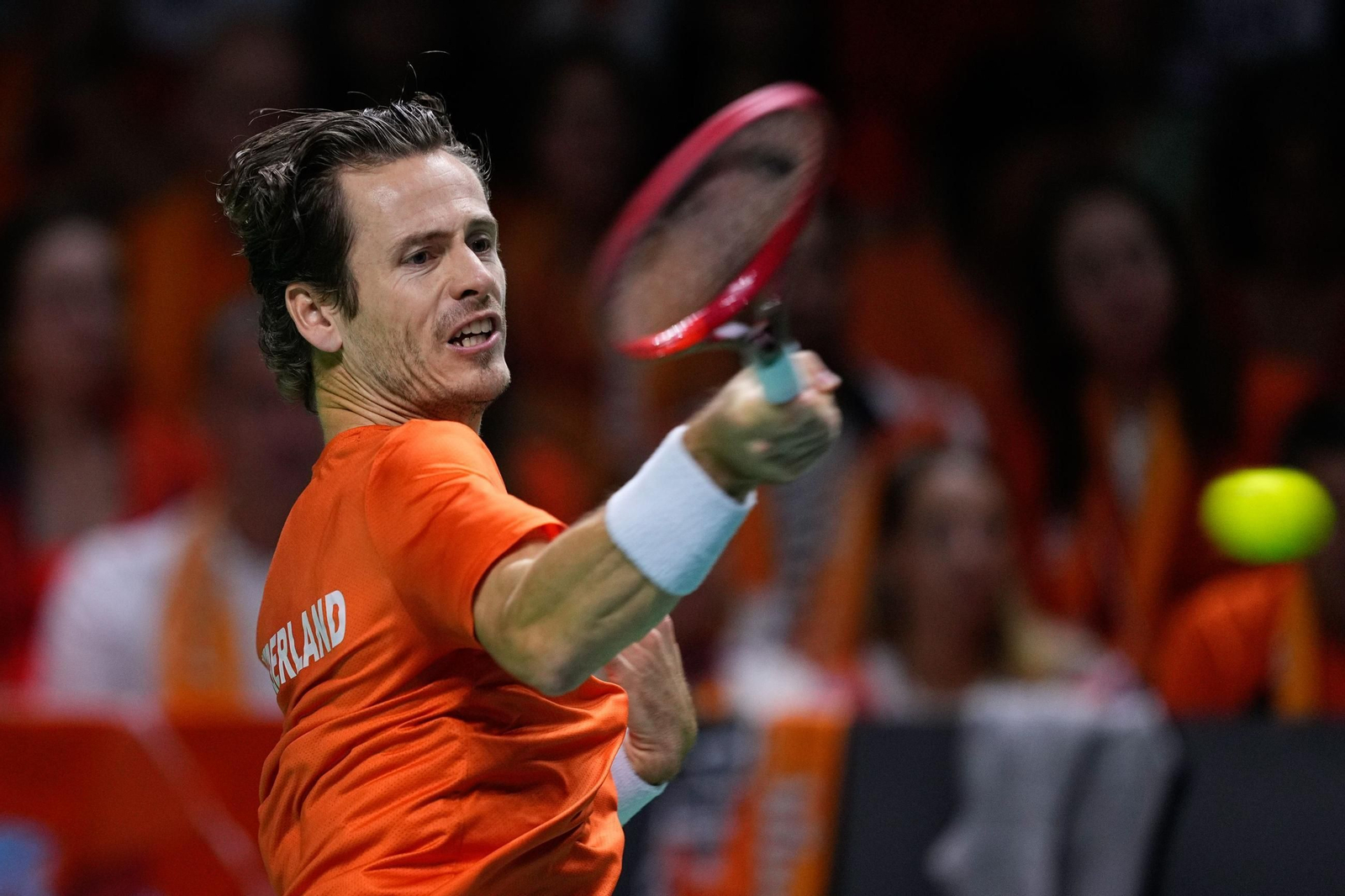 Las fotos de la derrota de España en el dobles ante Países Bajos