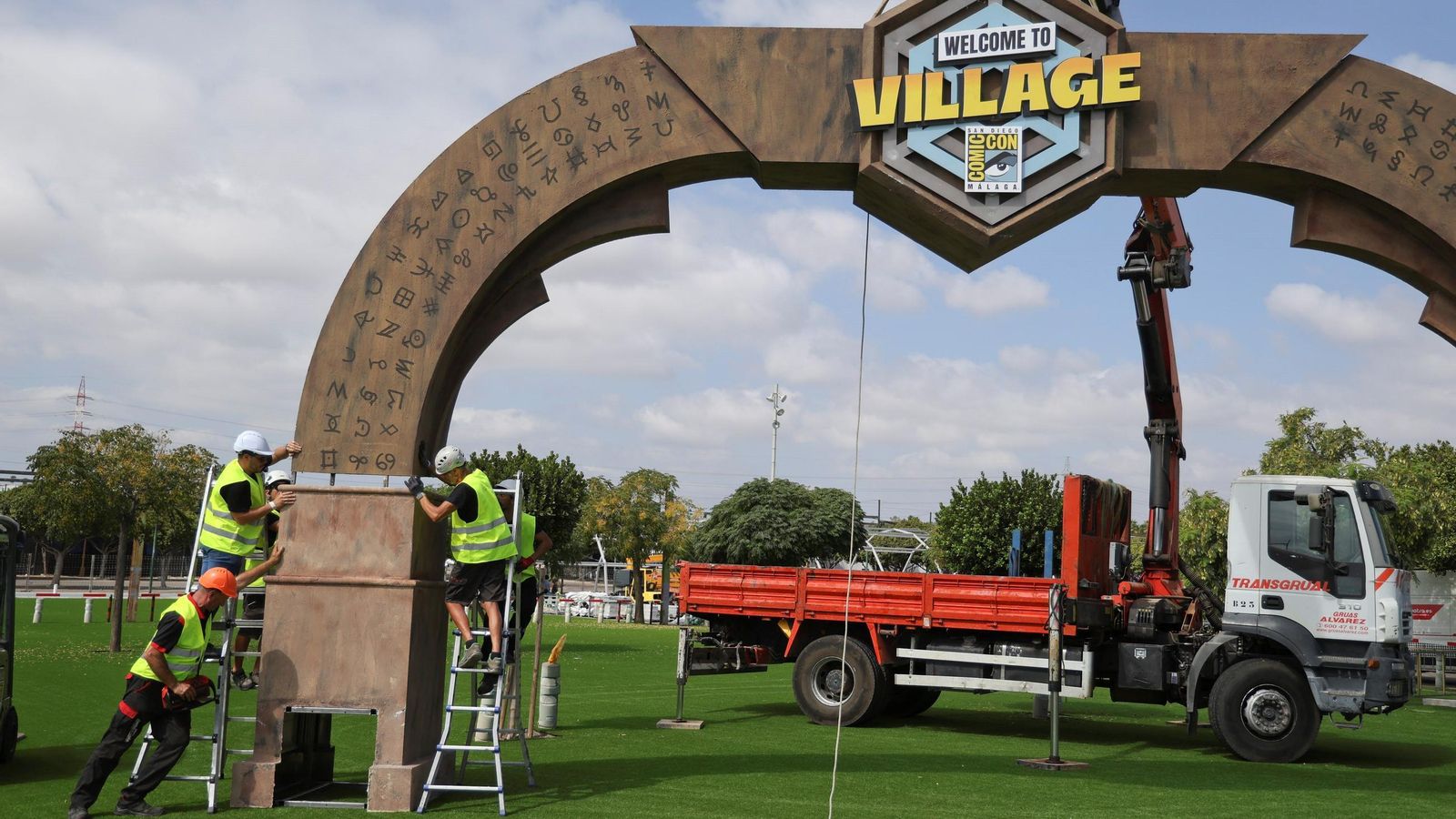 Una imagen del montaje para la Comic-Con Málaga.