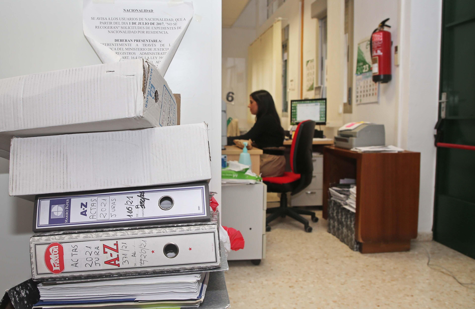 Fotos del colapso en el Registro Civil de Algeciras
