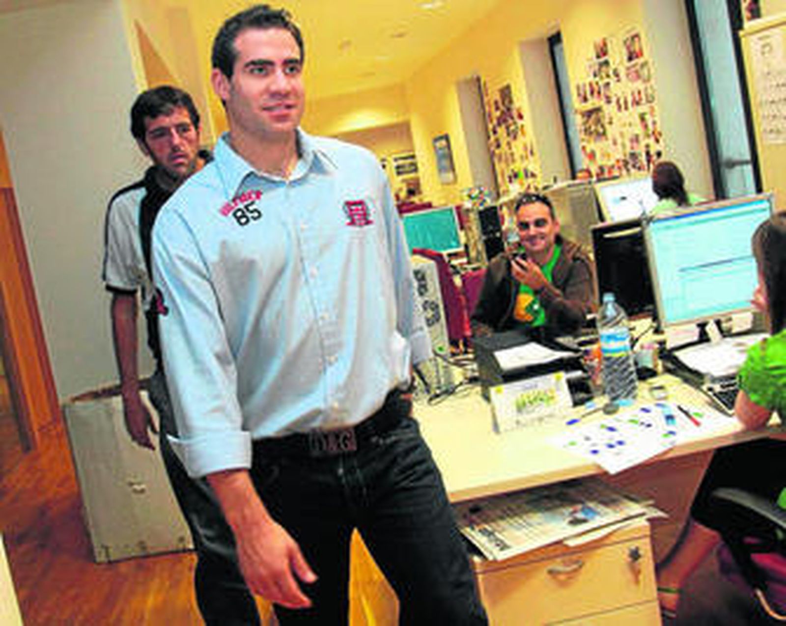 Carlos Cabezas, en una visita anterior a 'Málaga Hoy'.