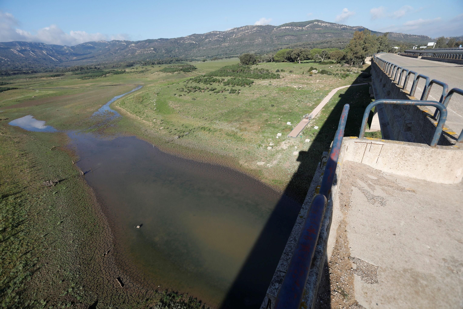Imagen reciente del pantano de Charco Redondo.