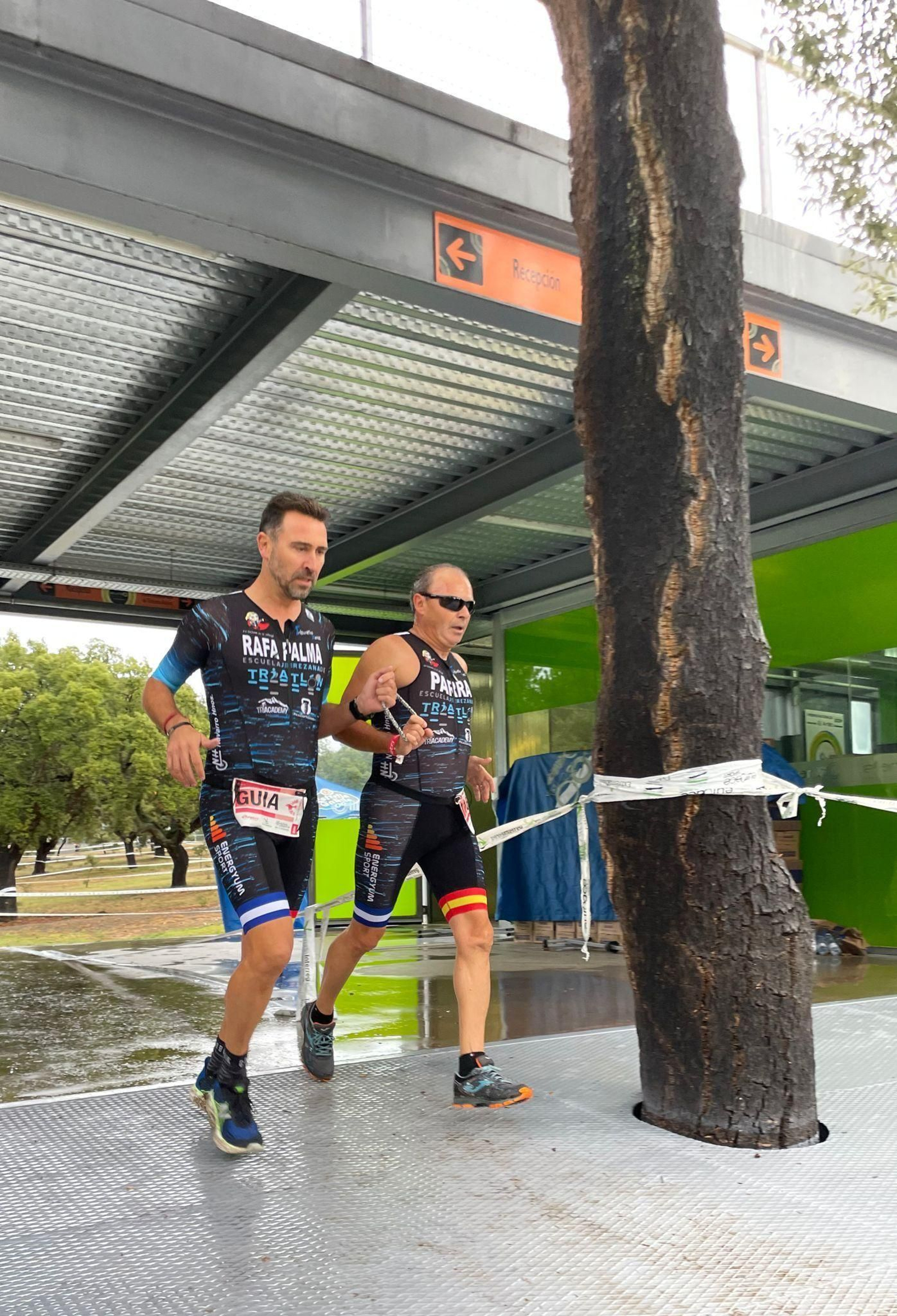 Los jerezanos tuvieron que cubrir dos tramos de carrera a pie.