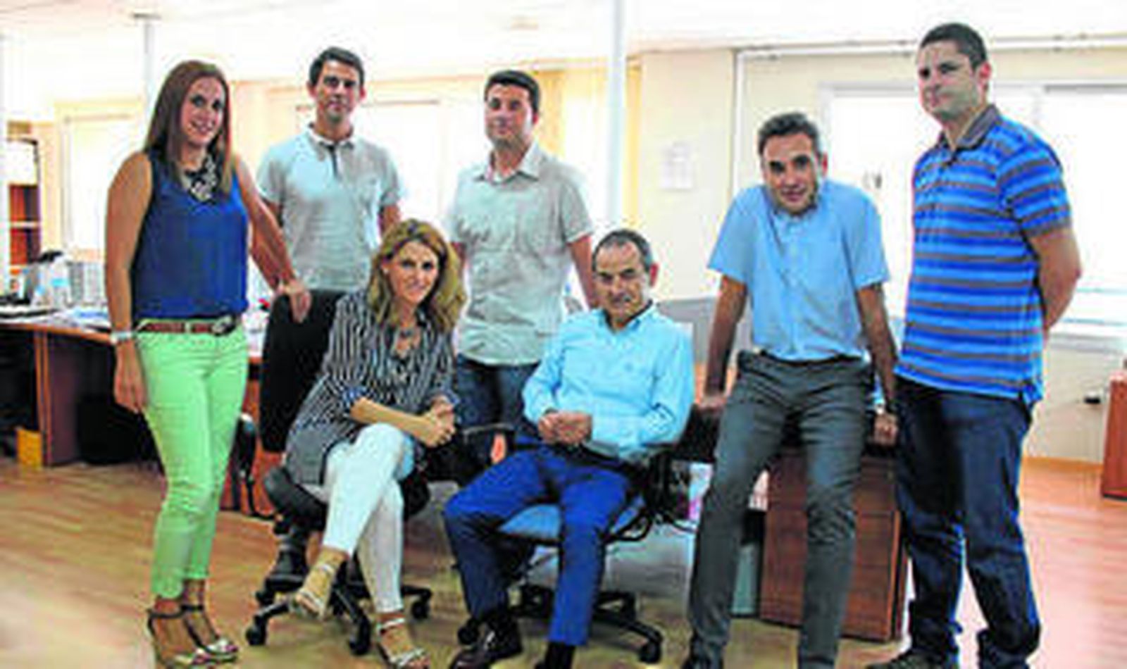 El equipo de la empresa almeriense AMB-Abante, organizadora del congreso.