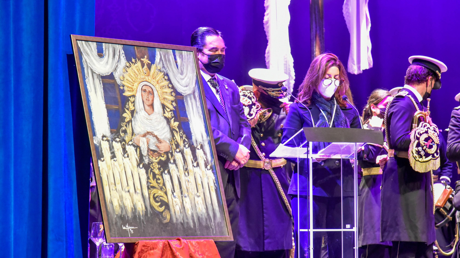 Las fotos de la presentación del cartel de la Semana Santa 2022 de La Línea
