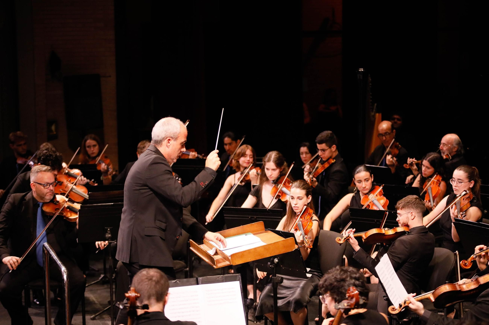 El concierto de la Orquesta de la UAL en el Auditorio Maestro Padilla, en imágenes